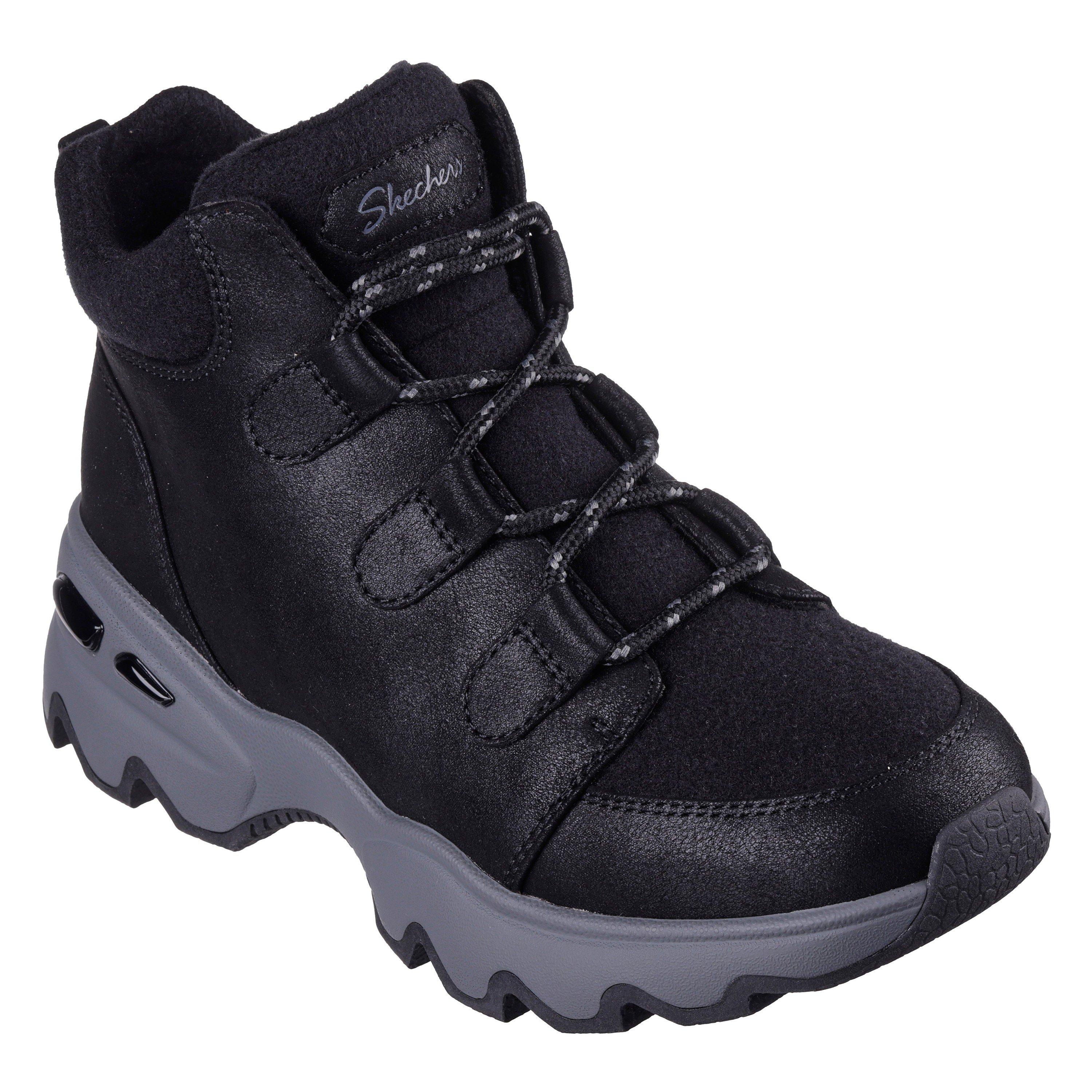 Nero - Skechers - Women's Biglug Non Waterproof Walking Shoes - 3