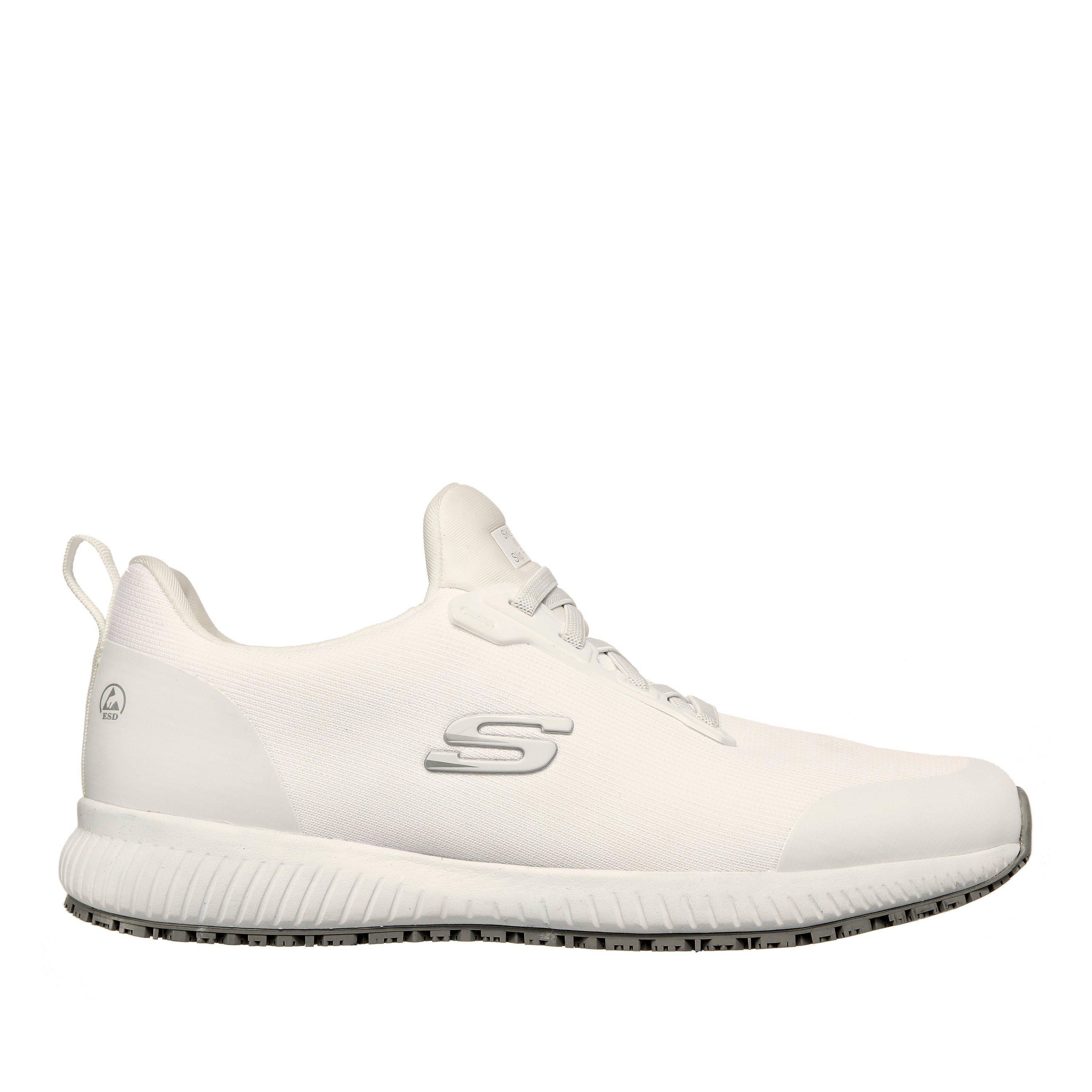 White - Skechers - Slip On Athletic W Resistant Non Shoes Mens - 1