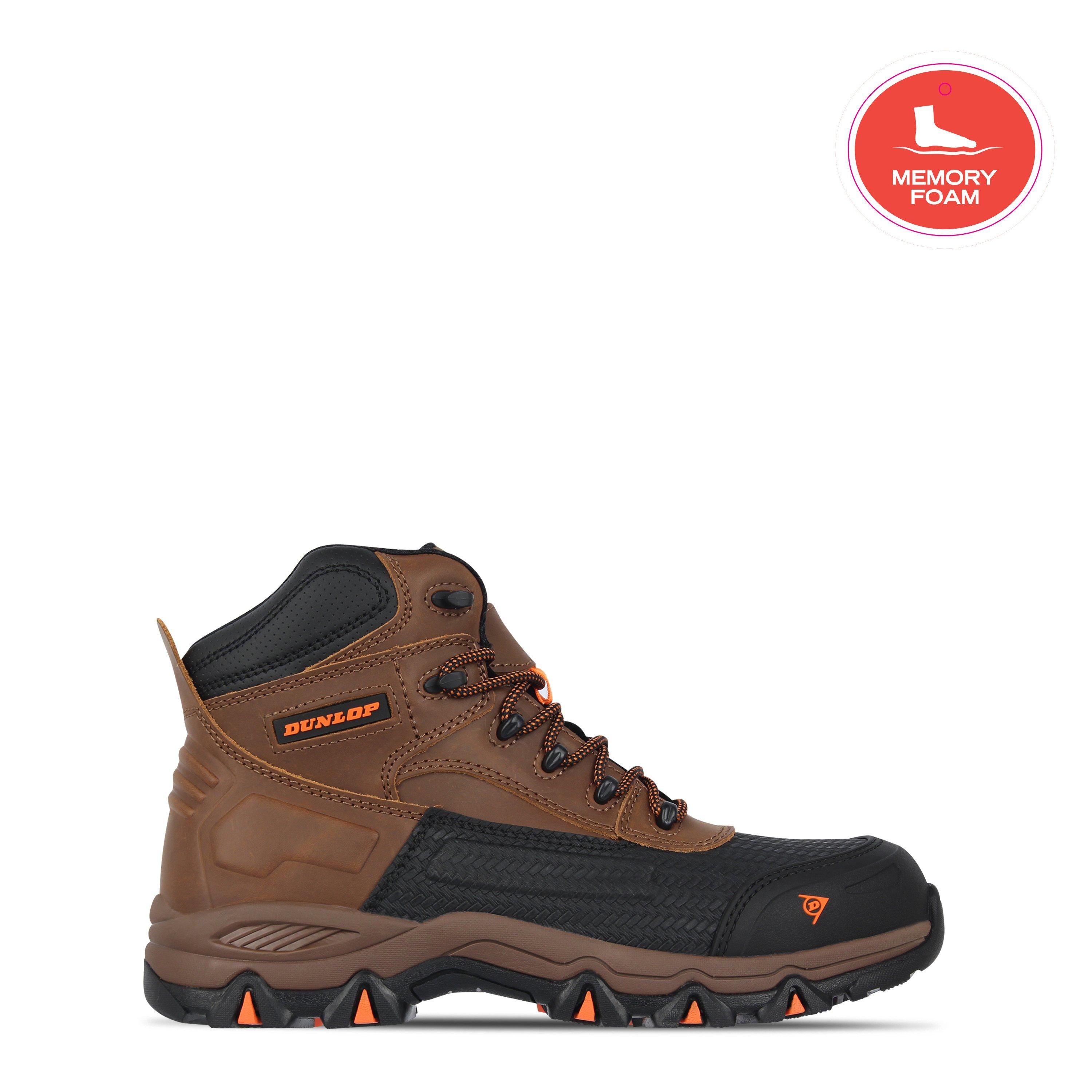Brown - Dunlop - Tulsa Steel Toe Cap Boots Mens - 1