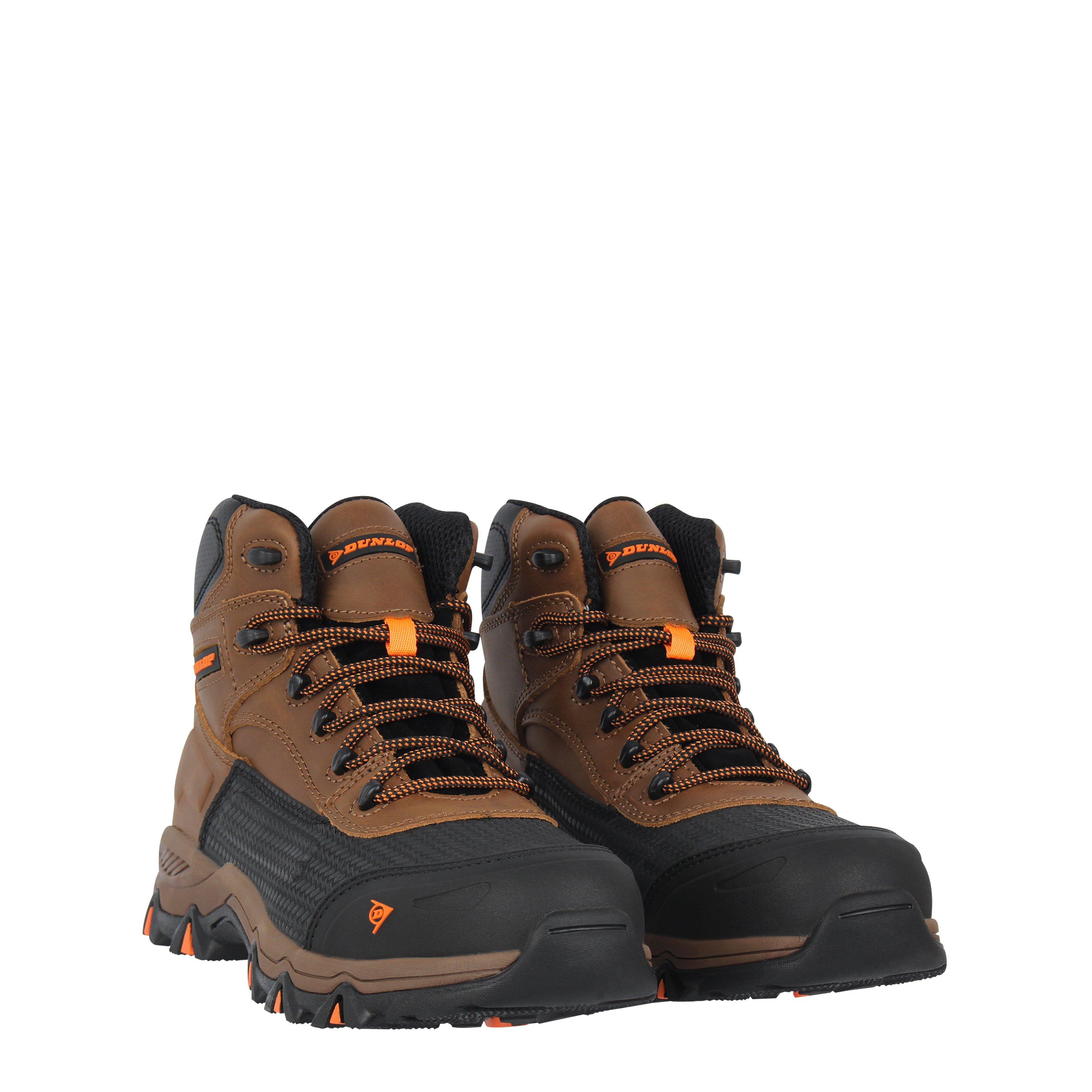 Brown - Dunlop - Tulsa Steel Toe Cap Boots Mens - 3
