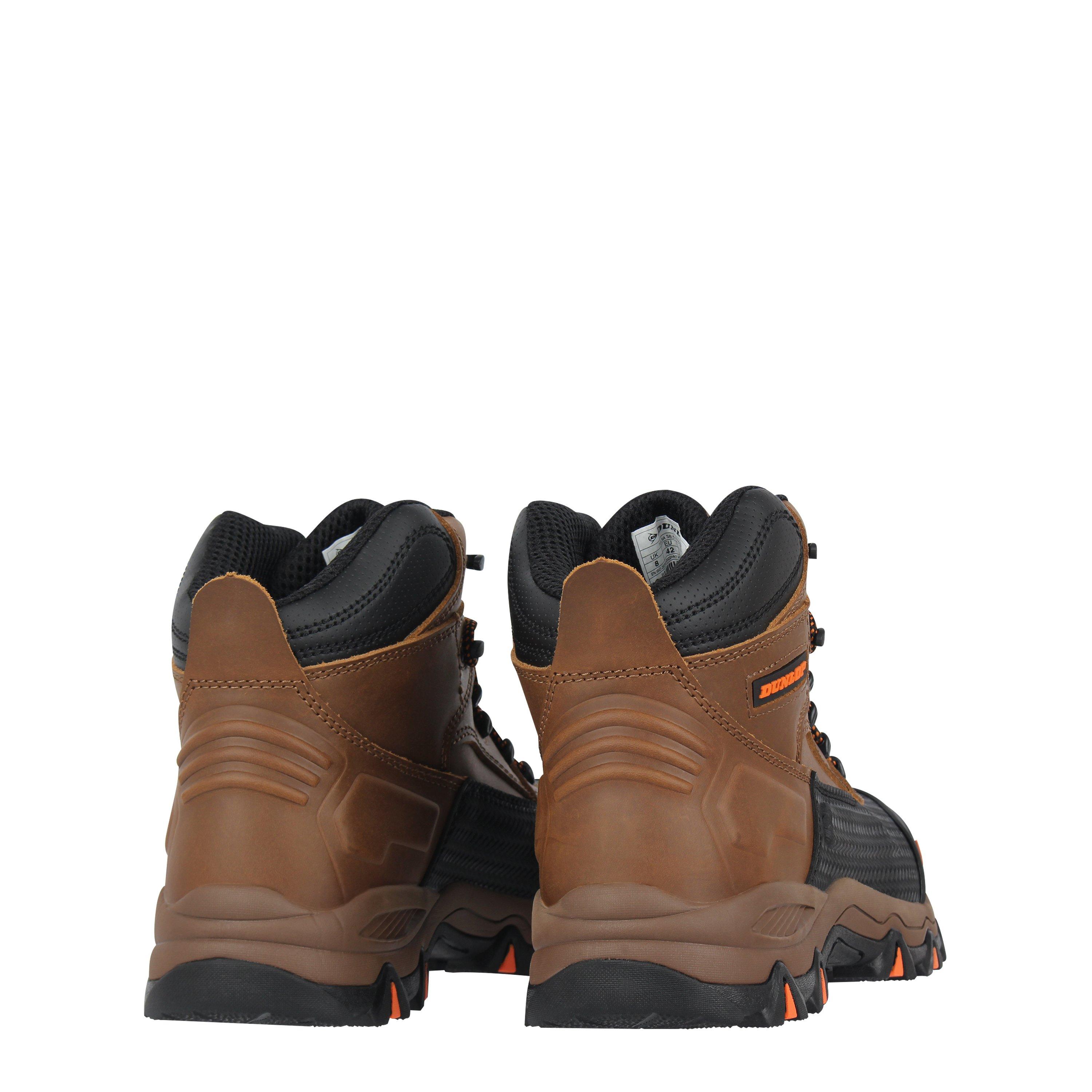 Brown - Dunlop - Tulsa Steel Toe Cap Boots Mens - 4