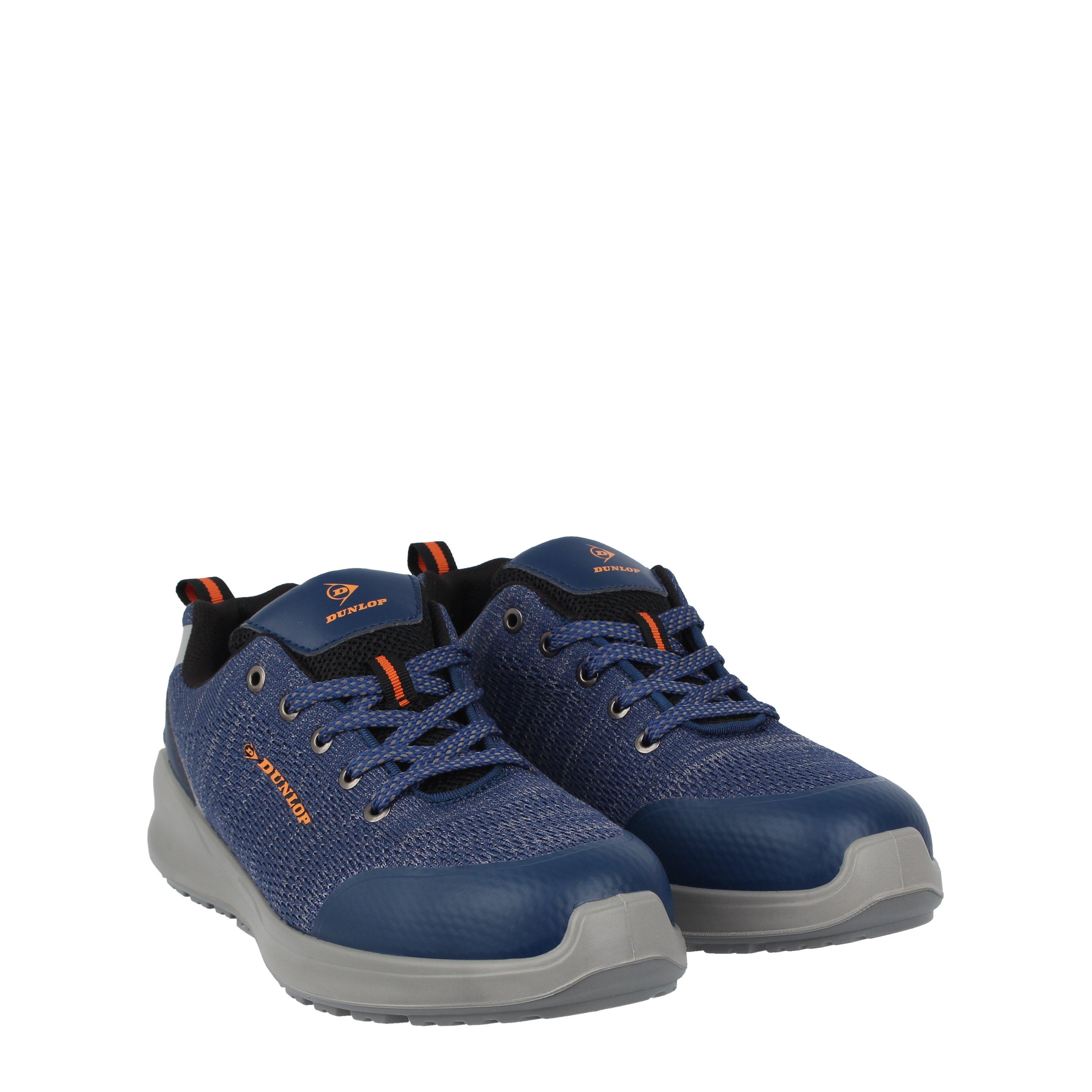 Navy/Orange/Gry - Dunlop - Jose Steel Toe Cap Shoe Mens - 3