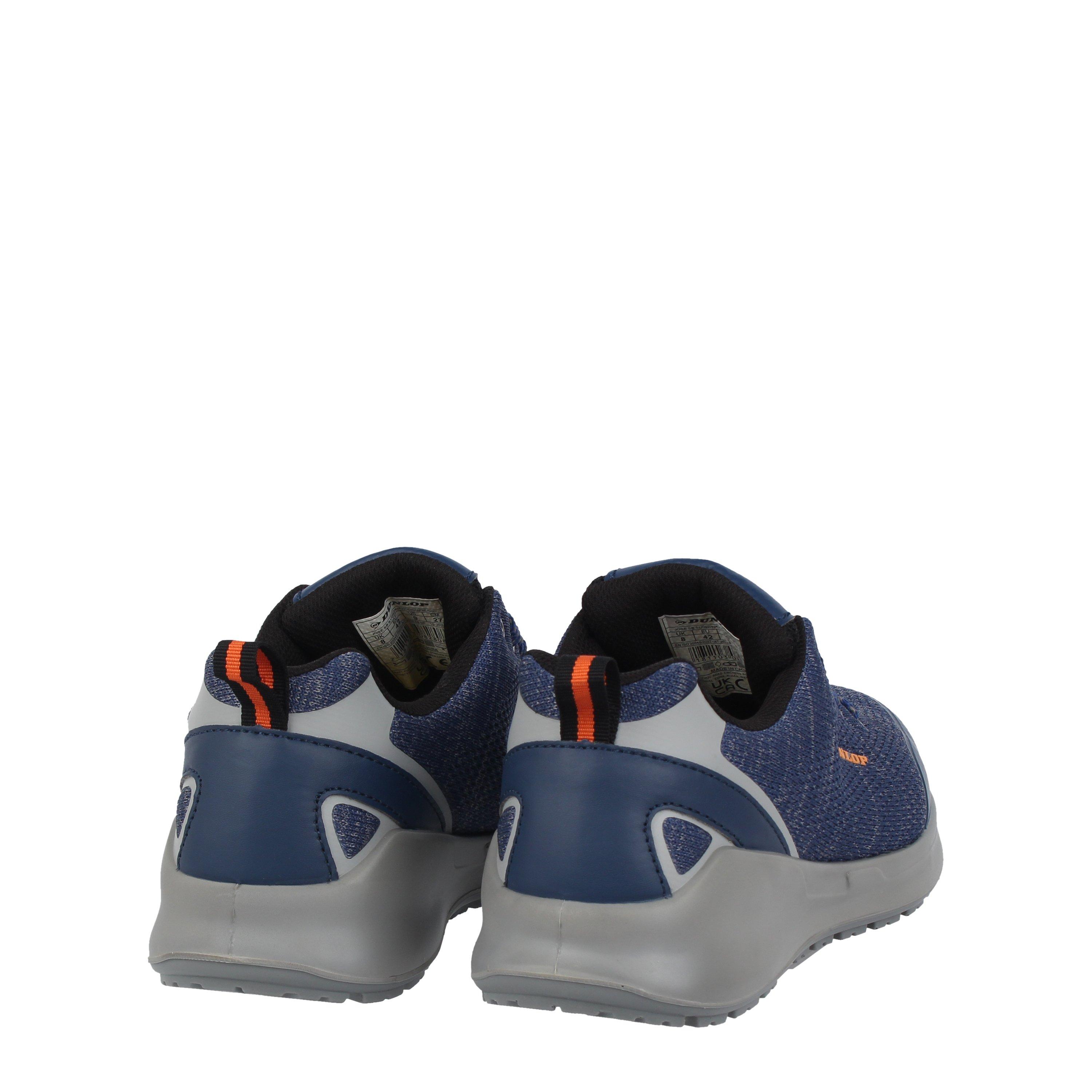 Navy/Orange/Gry - Dunlop - Jose Steel Toe Cap Shoe Mens - 4