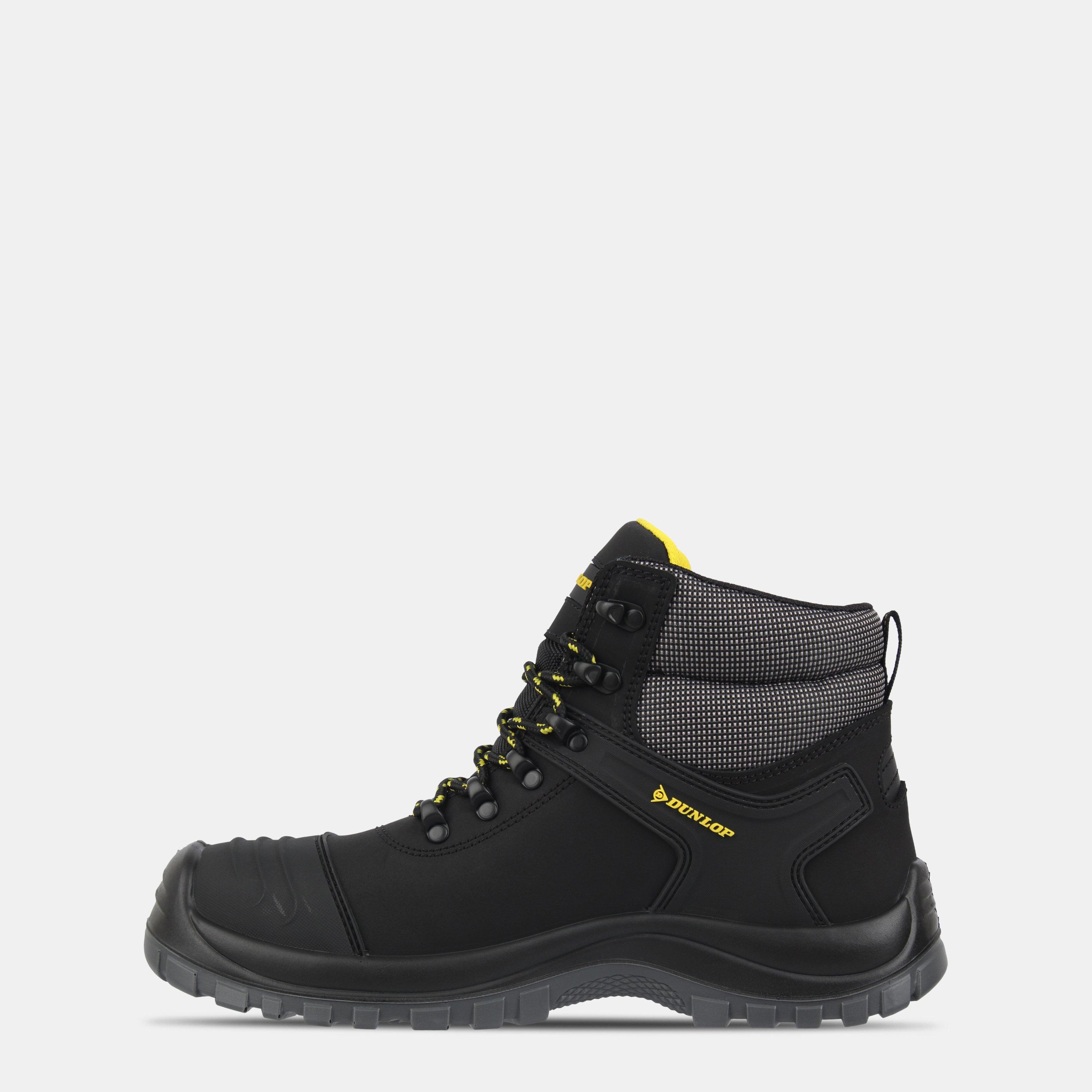 Black - Dunlop - Nova S3 WP Steel Toe Cap Boots Mens - 2