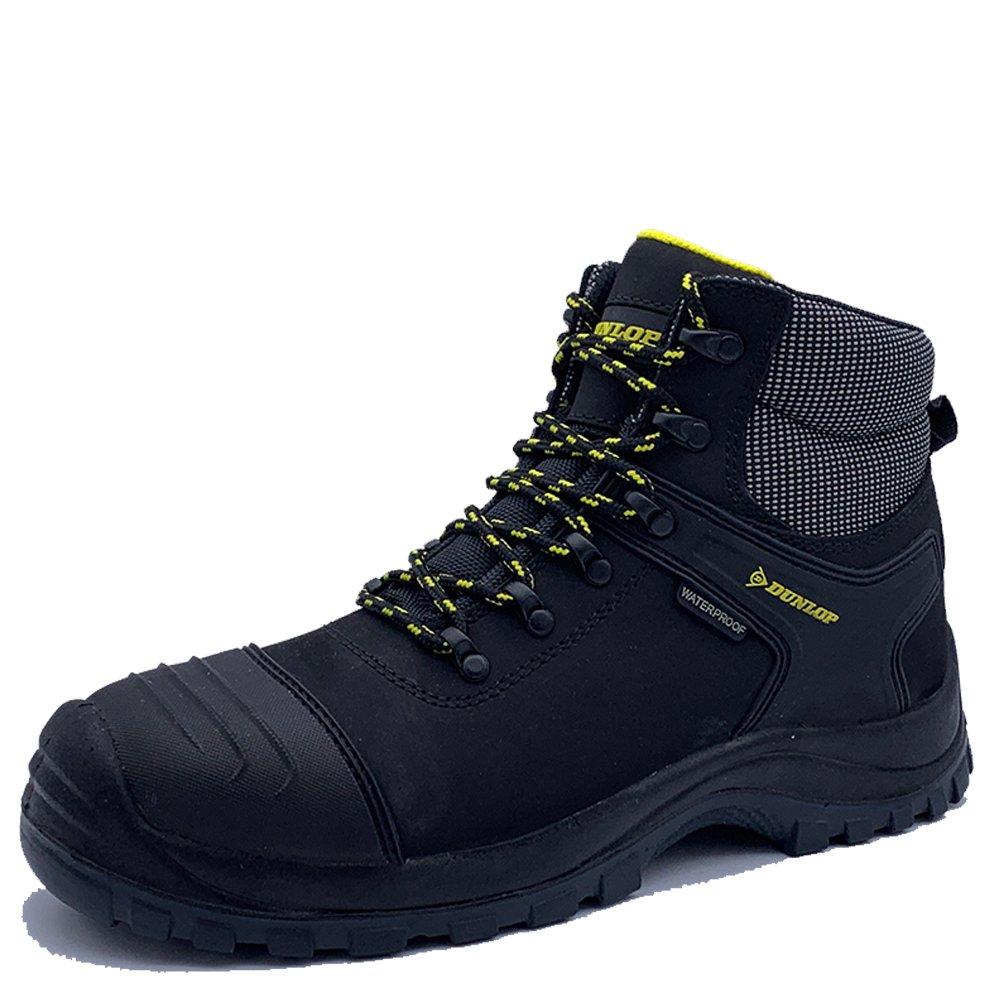 Black - Dunlop - Nova S3 WP Steel Toe Cap Boots Mens - 3