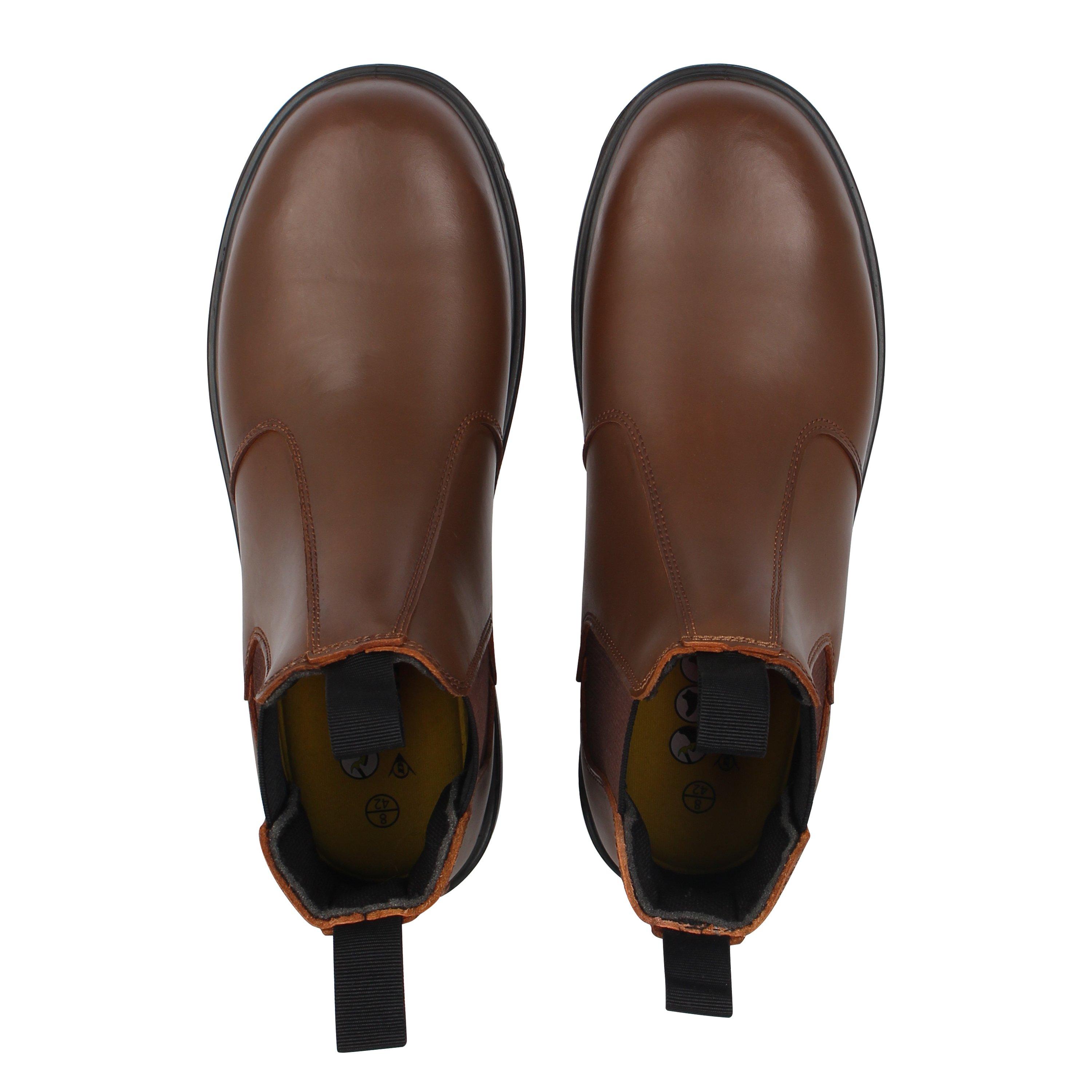 Braun - Dunlop - Portland Steel Toe Cap Boots Mens - 5