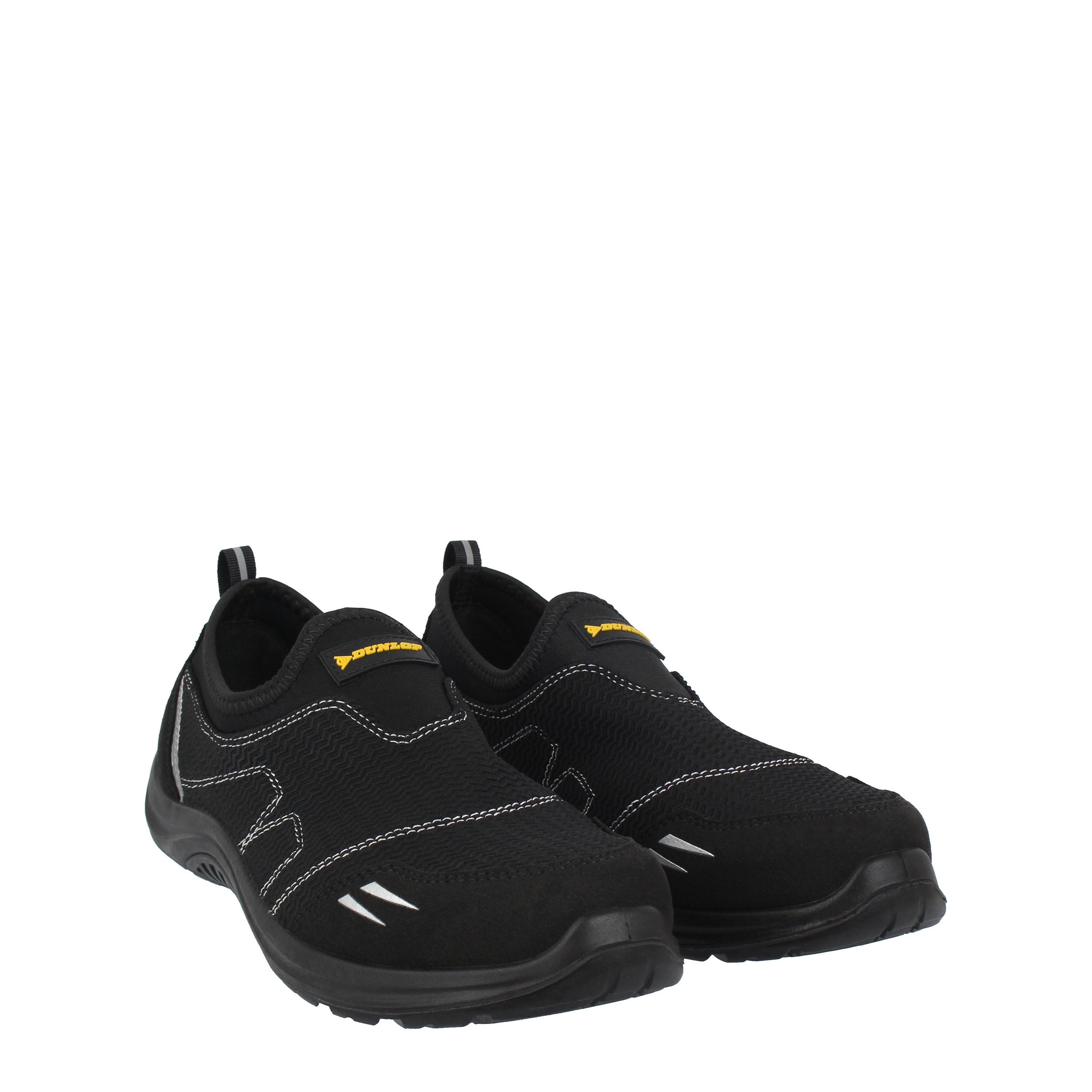 Black - Dunlop - Arlington Steel Toe Cap Shoes Mens - 3