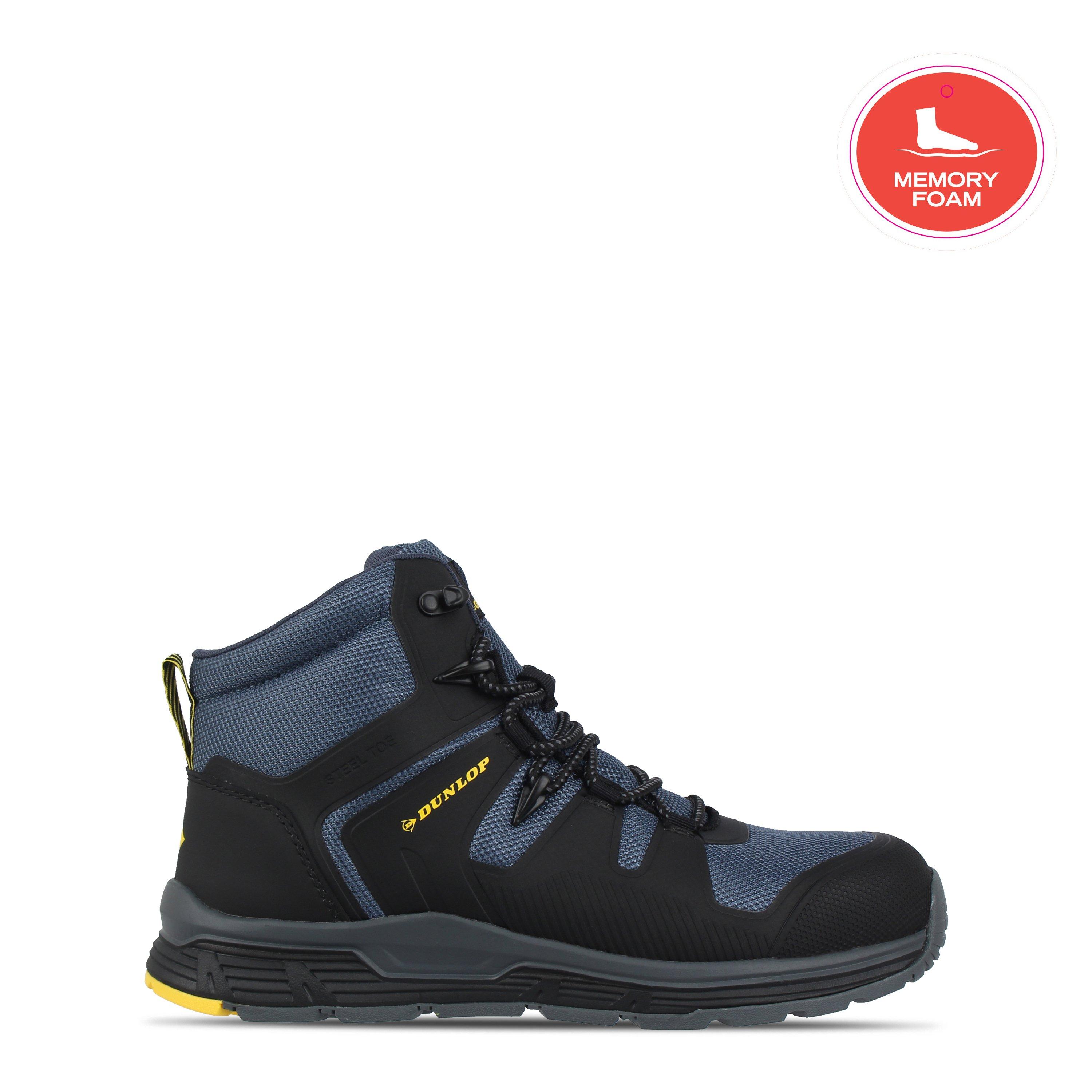 Blue/Black - Dunlop - Baltimore Steel Toe Cap Boots Mens - 1