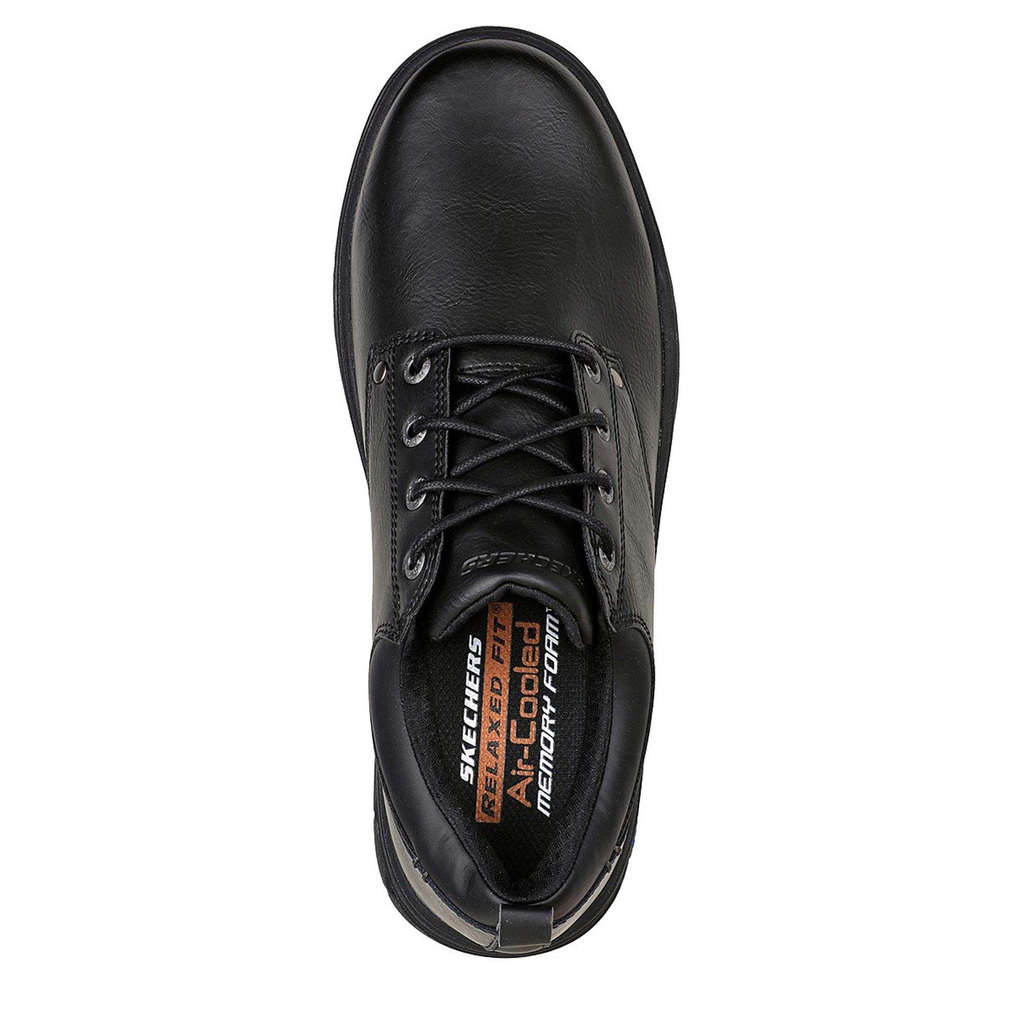 Schwarz - Skechers - Low Profile Round Toe Lace-Up Rigger Boot - 5