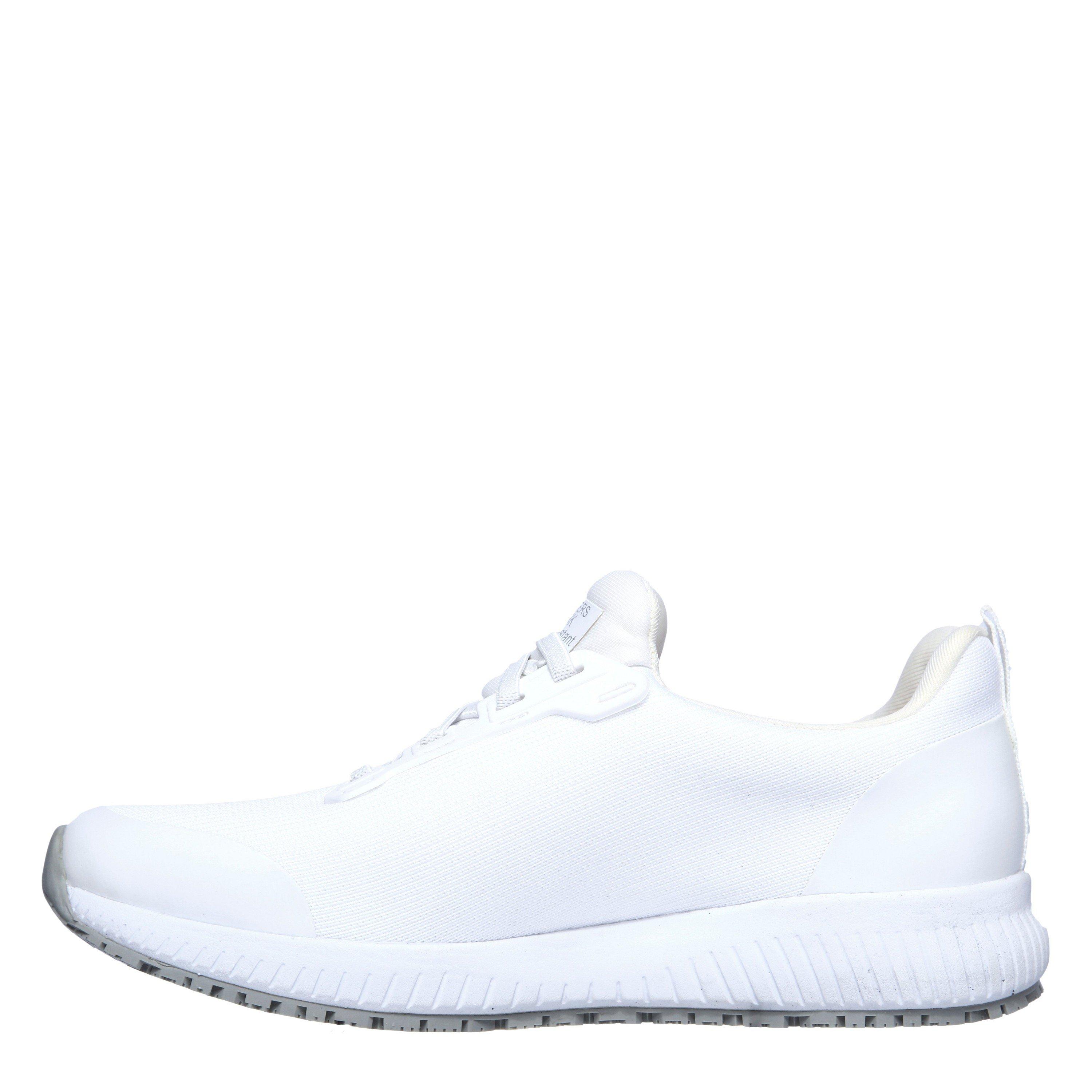 White - Skechers - Slip On Athletic W Resistant Non Shoes Womens - 2