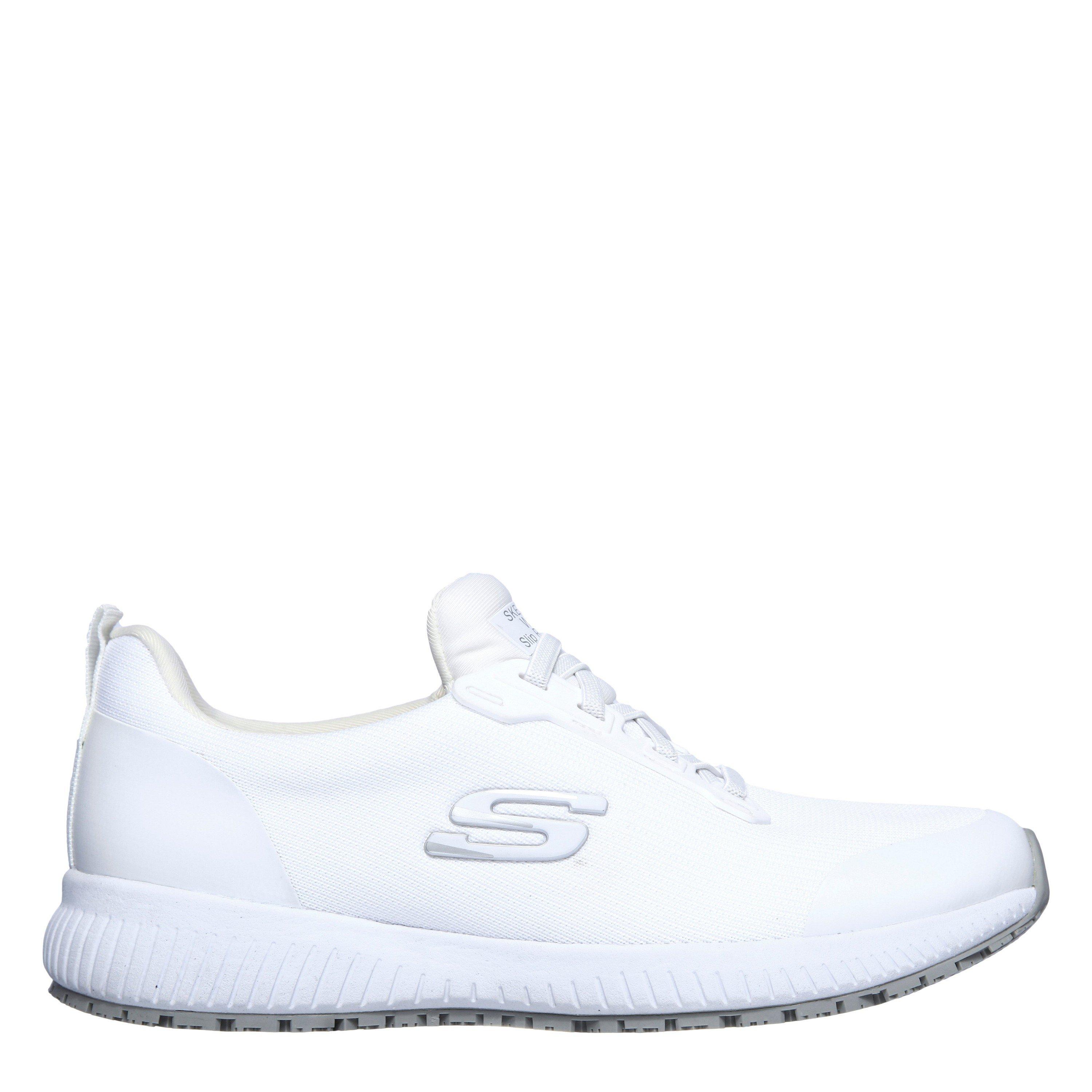 White - Skechers - Slip On Athletic W Resistant Non Shoes Womens - 3