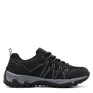 Black/Charcoal - Hi Tec - Santa Cruz Trek Mens Walking Boots - 1