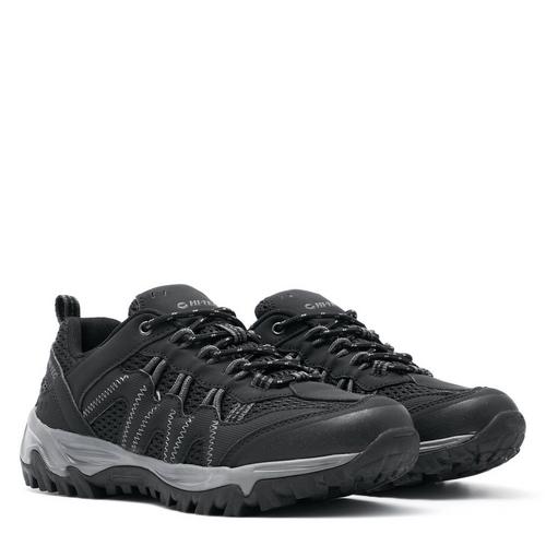 Black/Charcoal - Hi Tec - Santa Cruz Trek Mens Walking Boots - 5