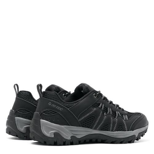 Black/Charcoal - Hi Tec - Santa Cruz Trek Mens Walking Boots - 6