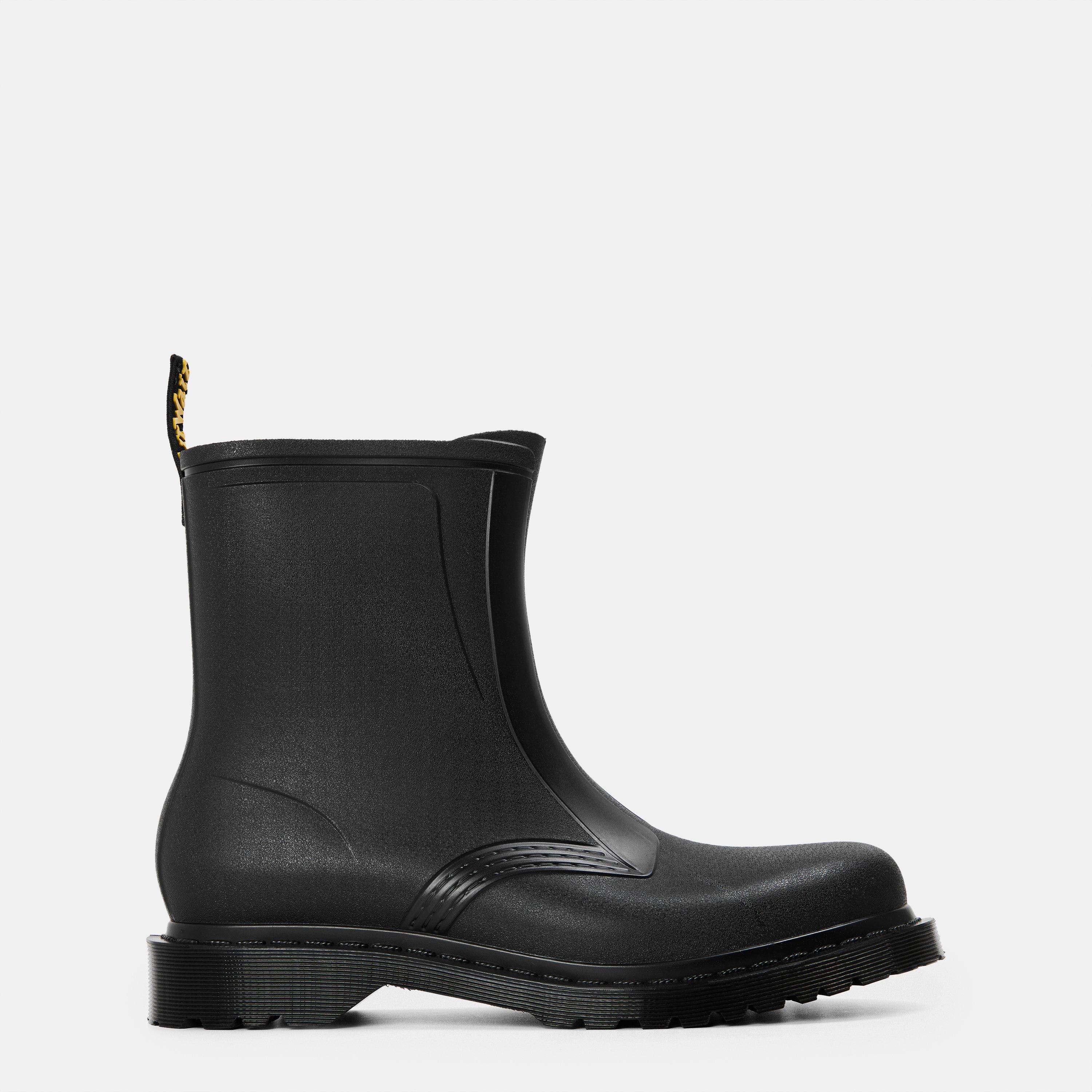 Black - Dr Martens - 1460 Rain Boot - 1