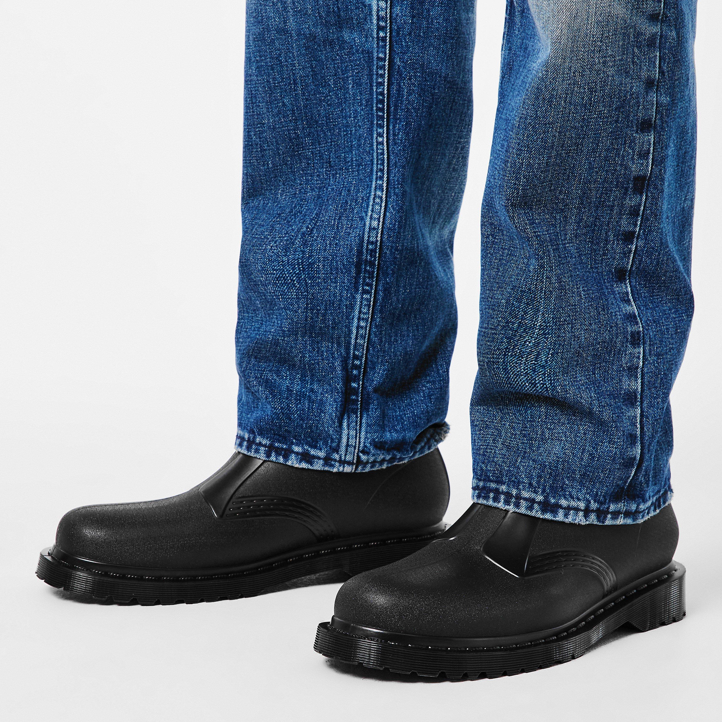 Black - Dr Martens - Men's Rain Wellington - 3