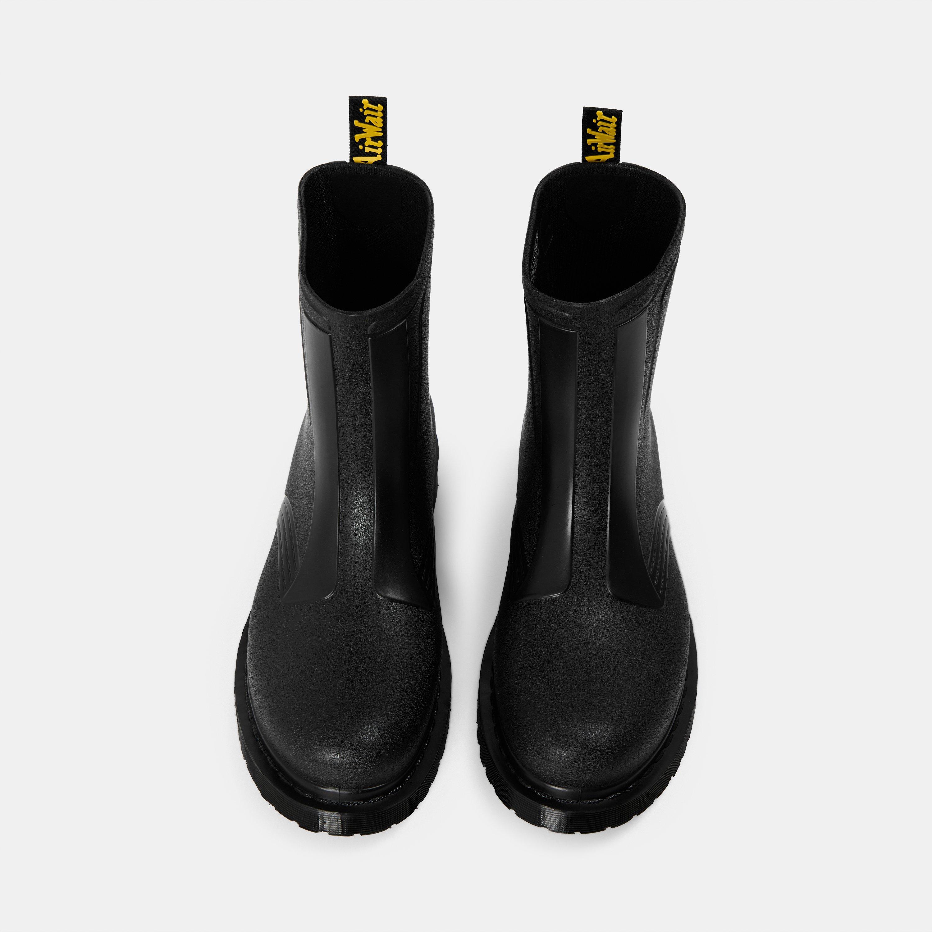 Black - Dr Martens - Men's Rain Wellington - 5