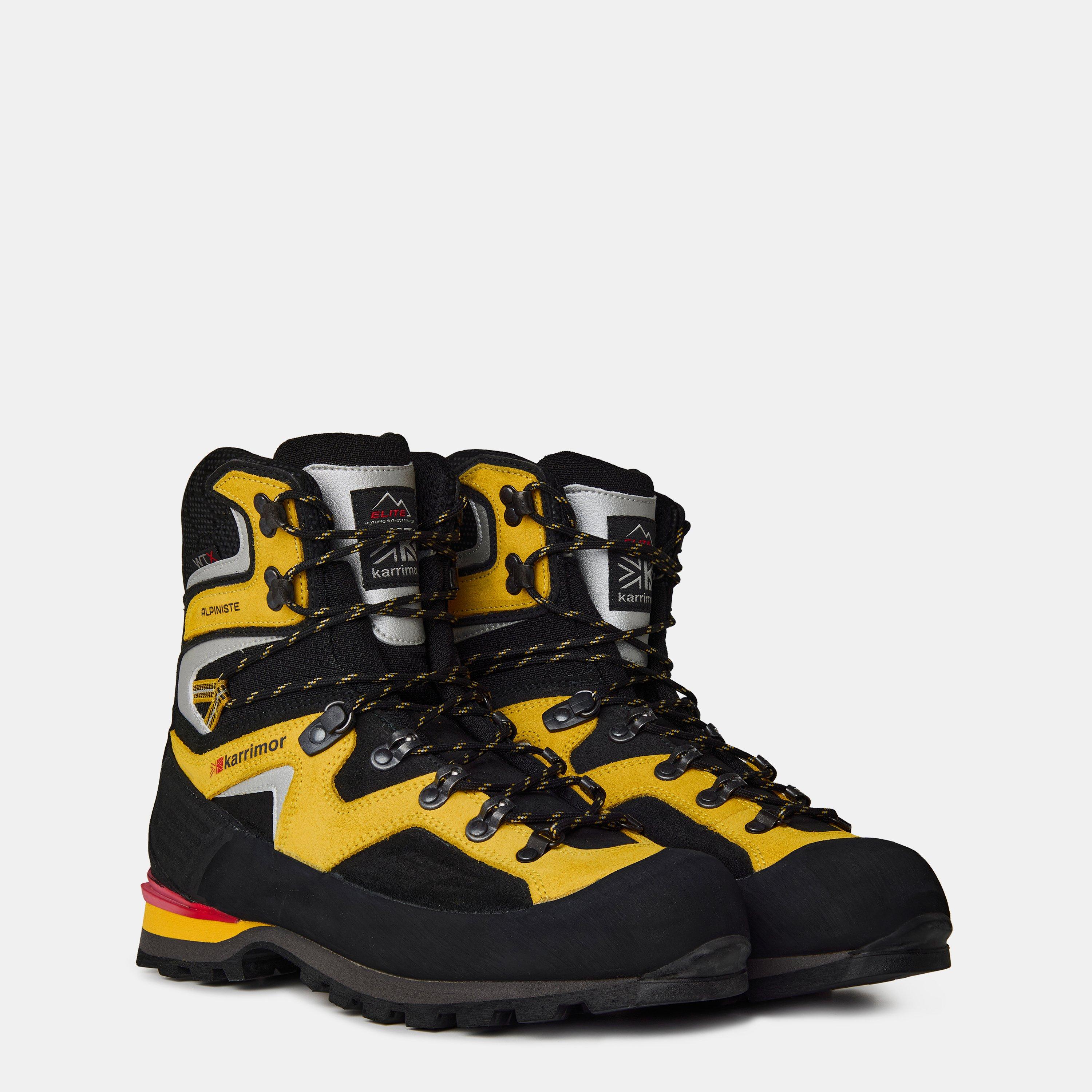 Sort/Gul - Karrimor - Alpiniste Mountain Boots Mens - 4