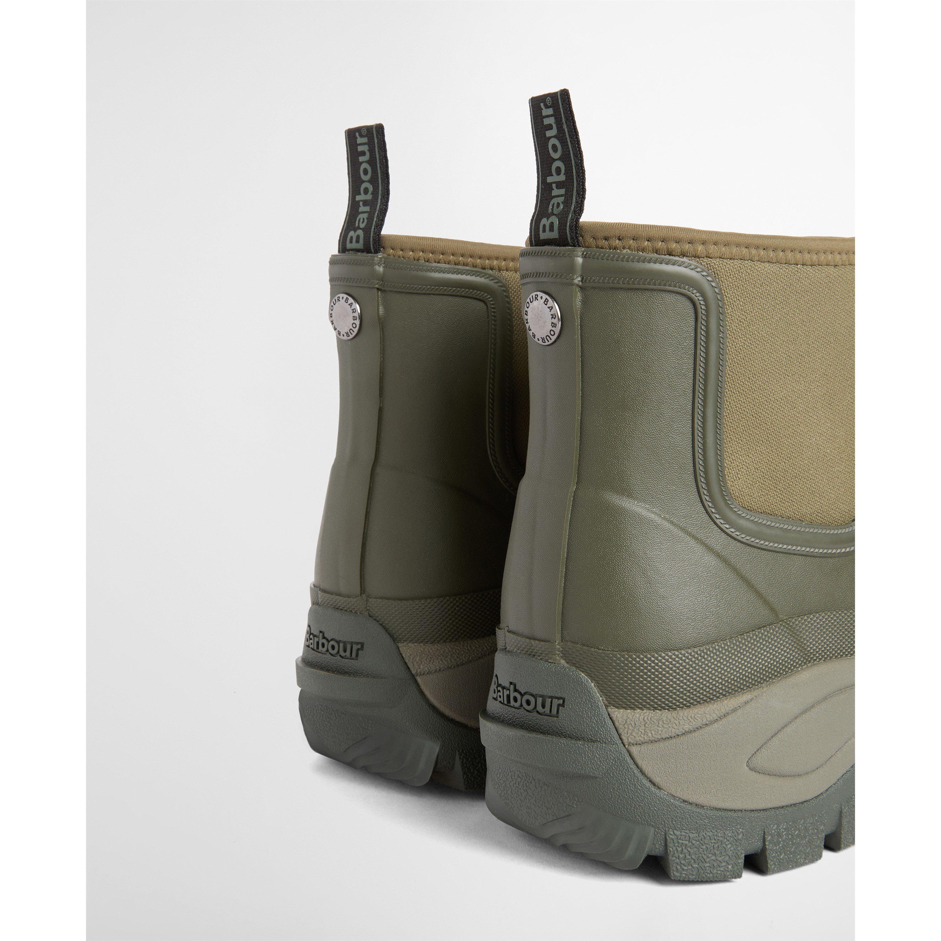 Olive - Barbour - Men's Matfen Chelsea Waterproof Wellingtons - 4