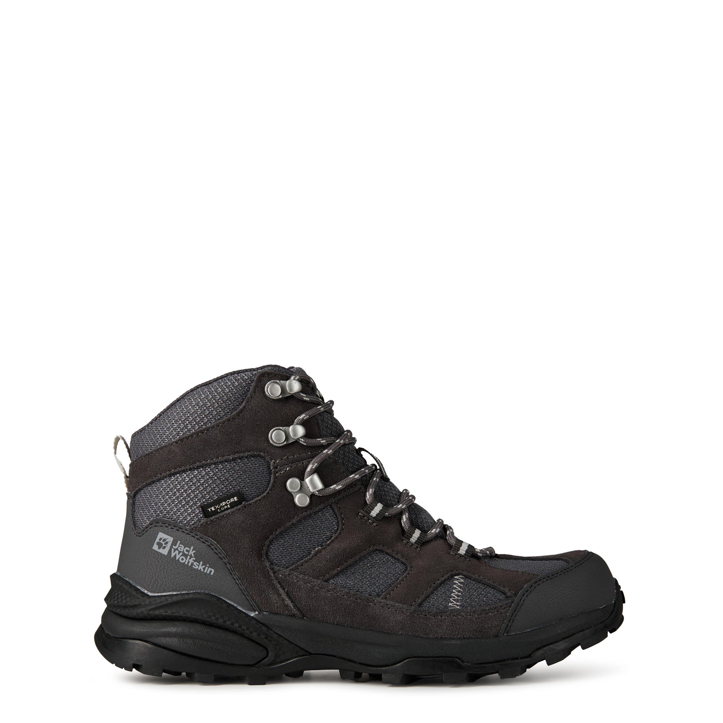 Jack Wolfskin Men's Waterproof Hiking Boots - Black - 9.5 (44)