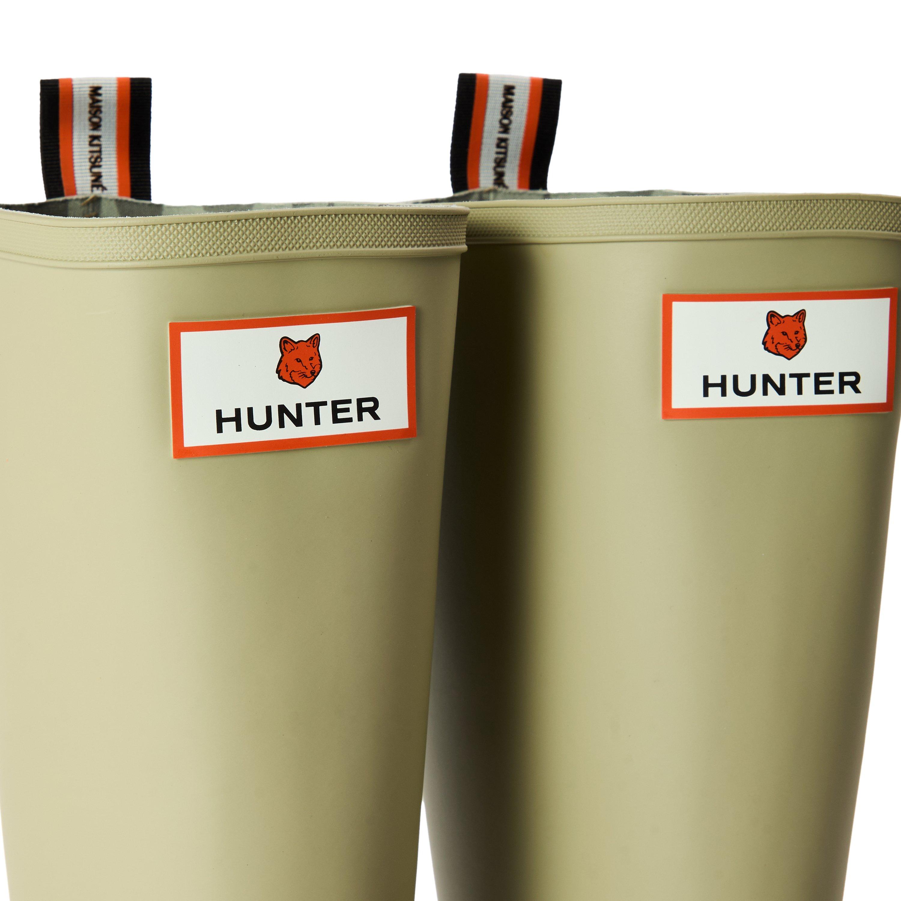 Ash/Pebble - Maison Kitsune - Unisex X Hunter DP Wellingtons - 3