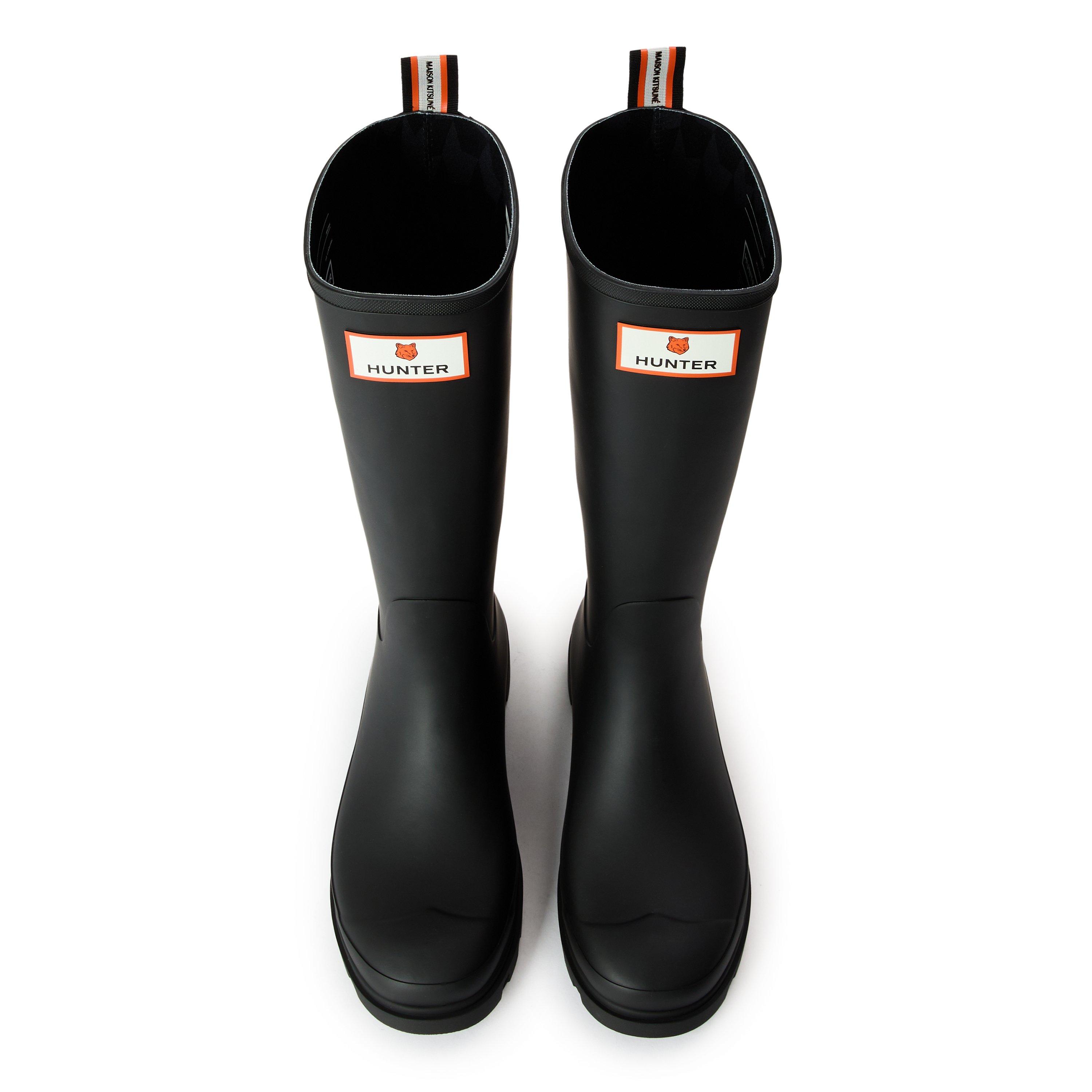 Black - Maison Kitsune - Unisex X Hunter DP Wellingtons - 4