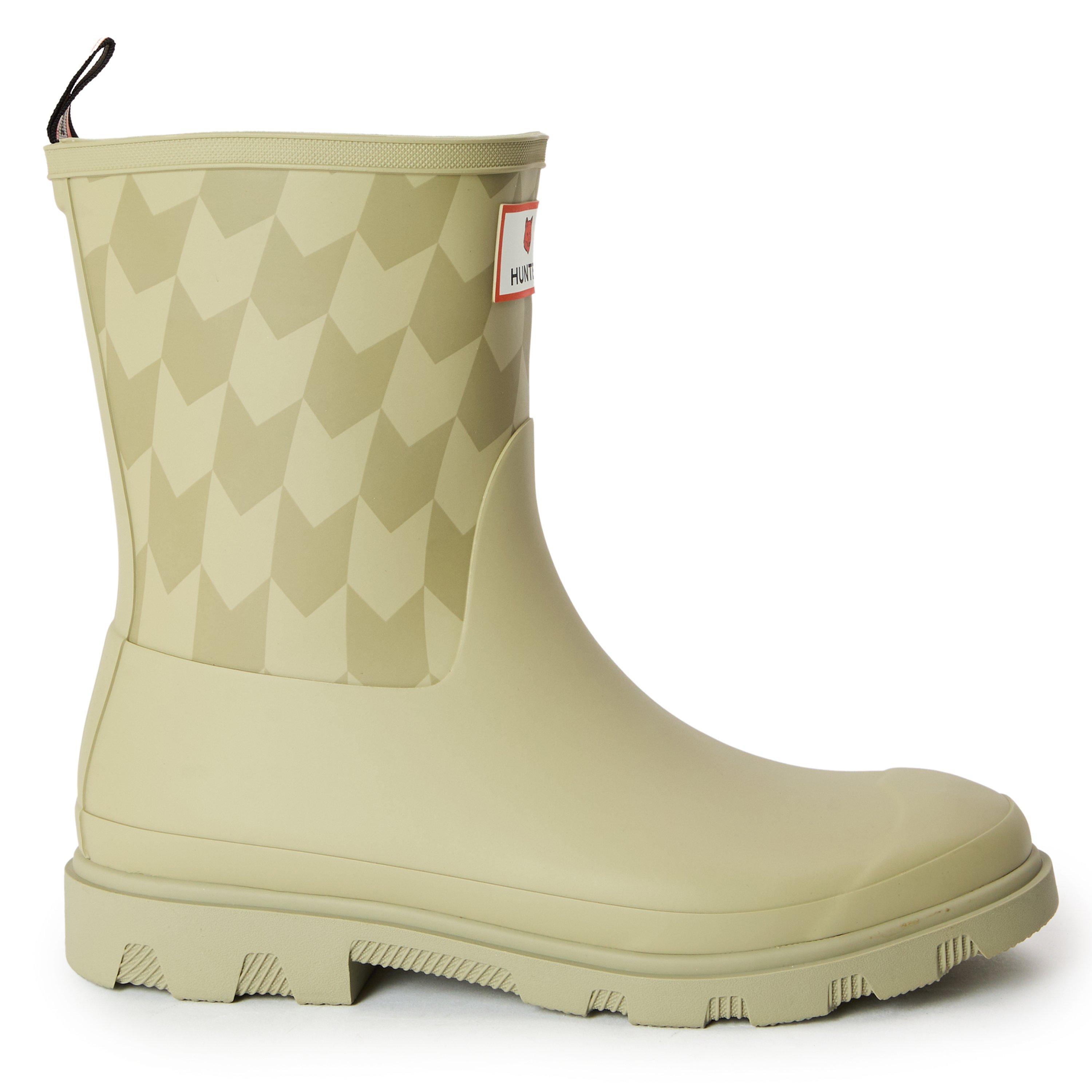 Ash/Silver Sage - Maison Kitsune - X Hunter Double Pivot Chevron Short Boot - 1