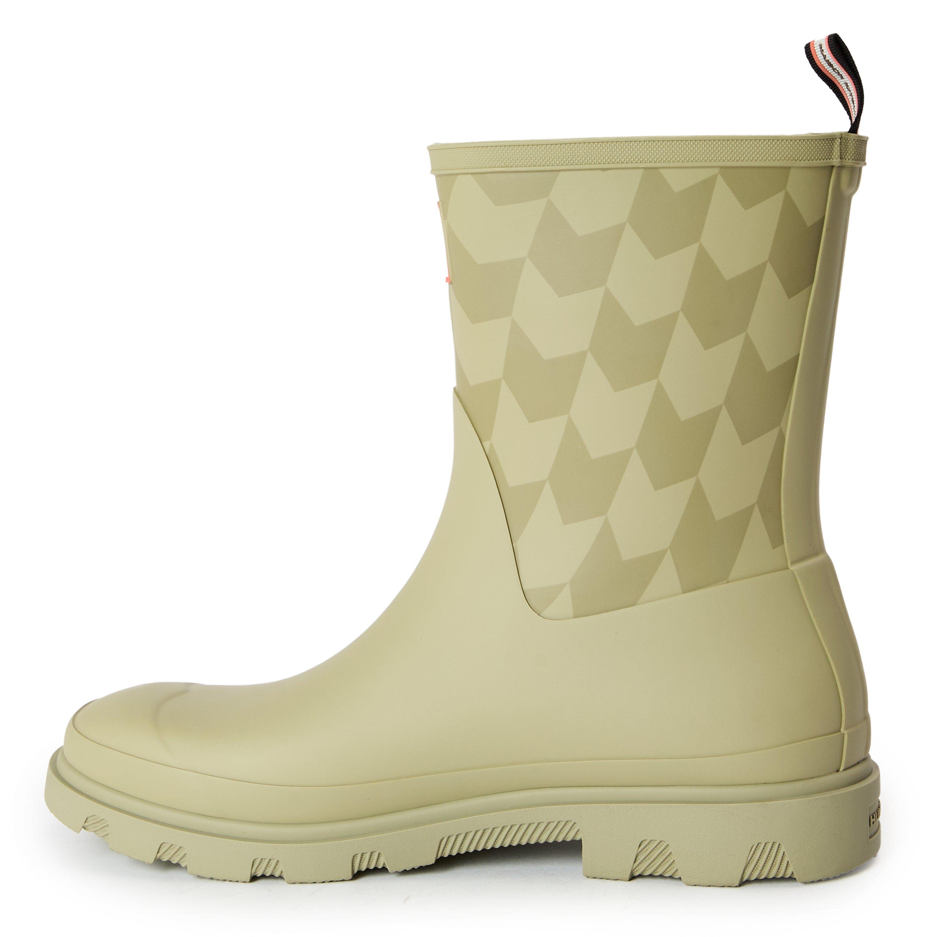 Ash/Silver Sage - Maison Kitsune - X Hunter Double Pivot Chevron Short Boot - 2