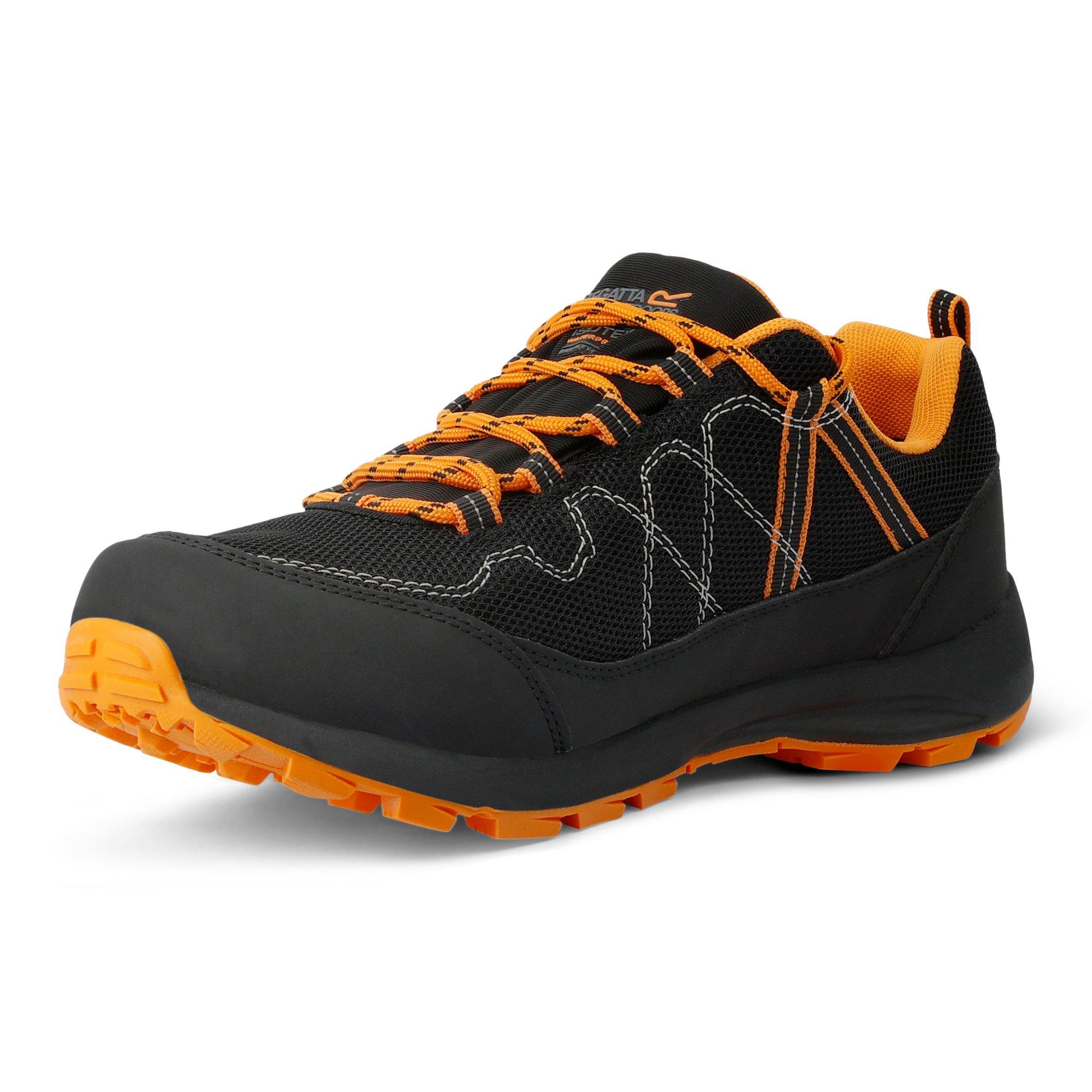 Blk/FlameOrg - Regatta - Samaris Low Waterproof Walking Shoes - 2