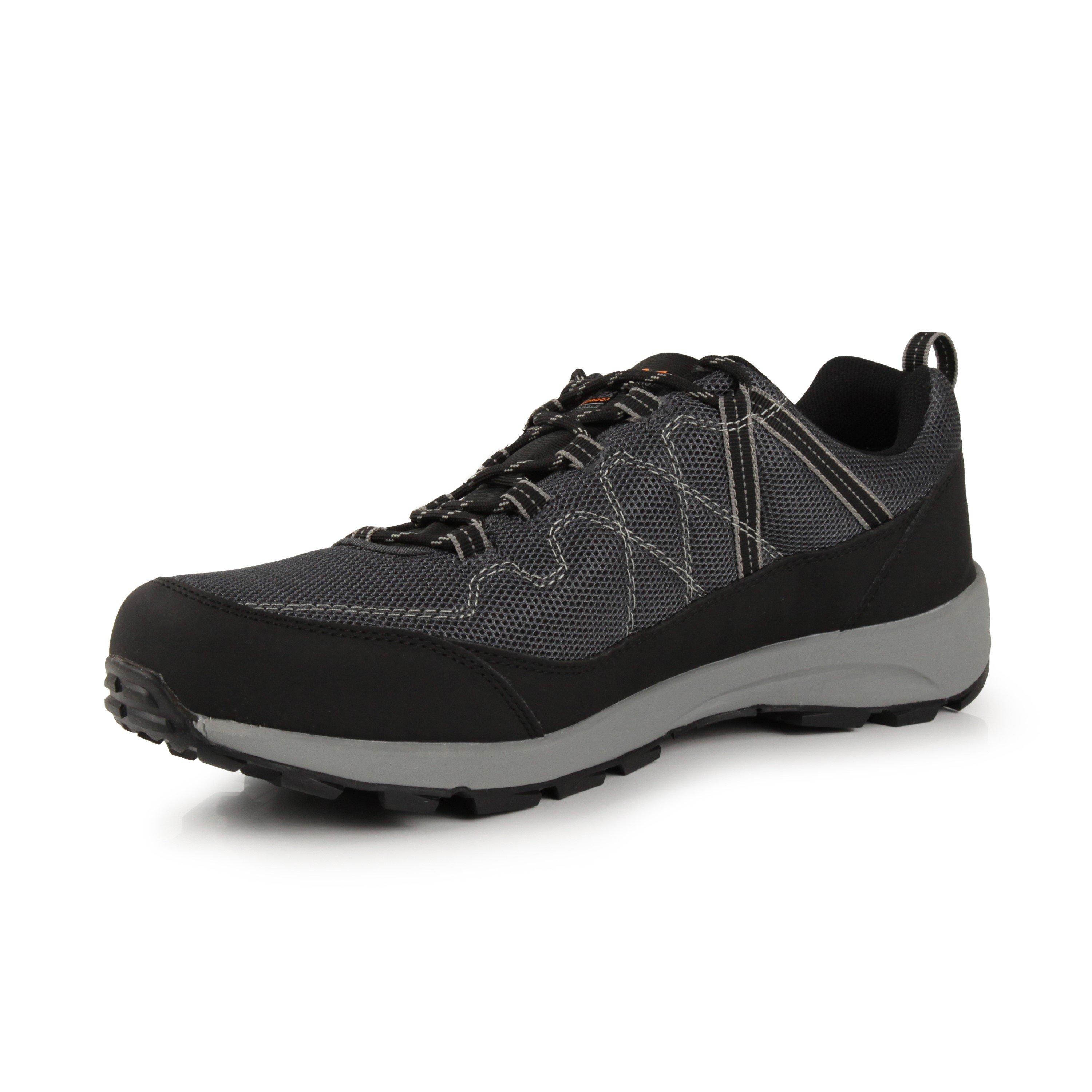 Black/DkStee - Regatta - Men's Samaris Low Waterproof Walking Shoes - 2