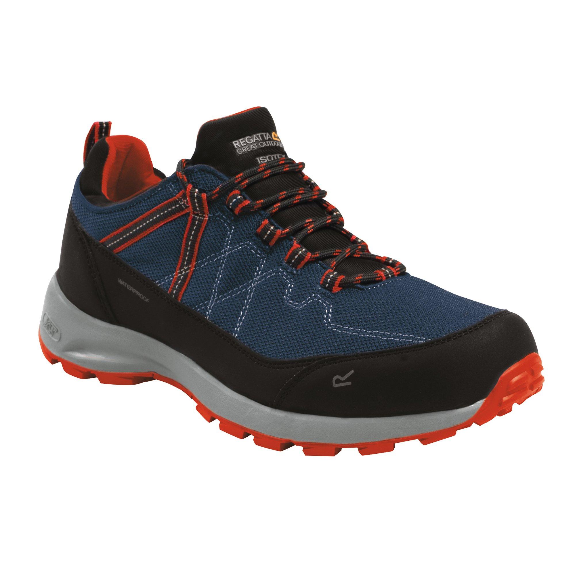 Regatta Men's Samaris Low Waterproof Walking Shoes - Moonltdn/Org - 7 (41)