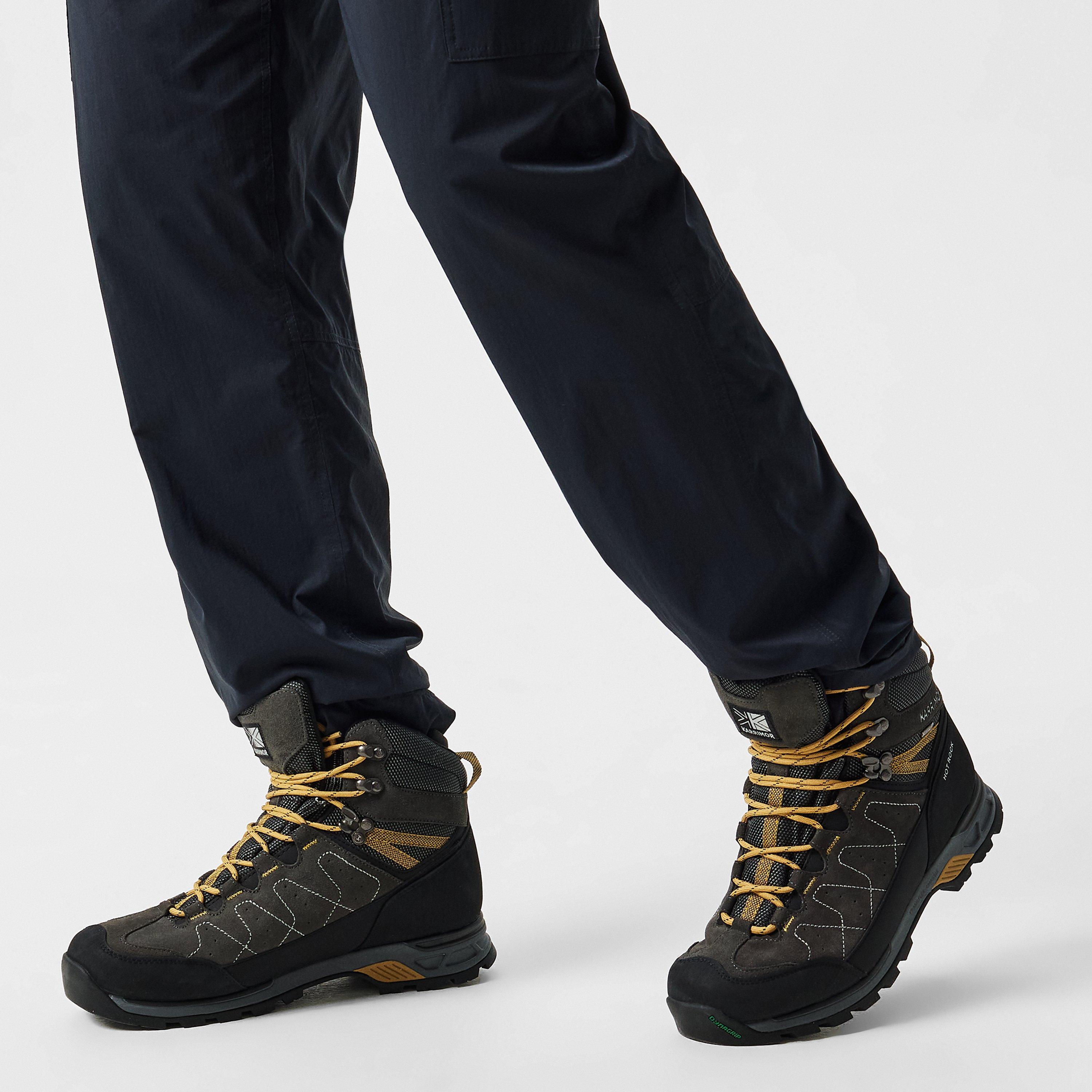 Charcoal/Yellow - Karrimor - Hot Rock Waterproof Walking Boots Mens - 3