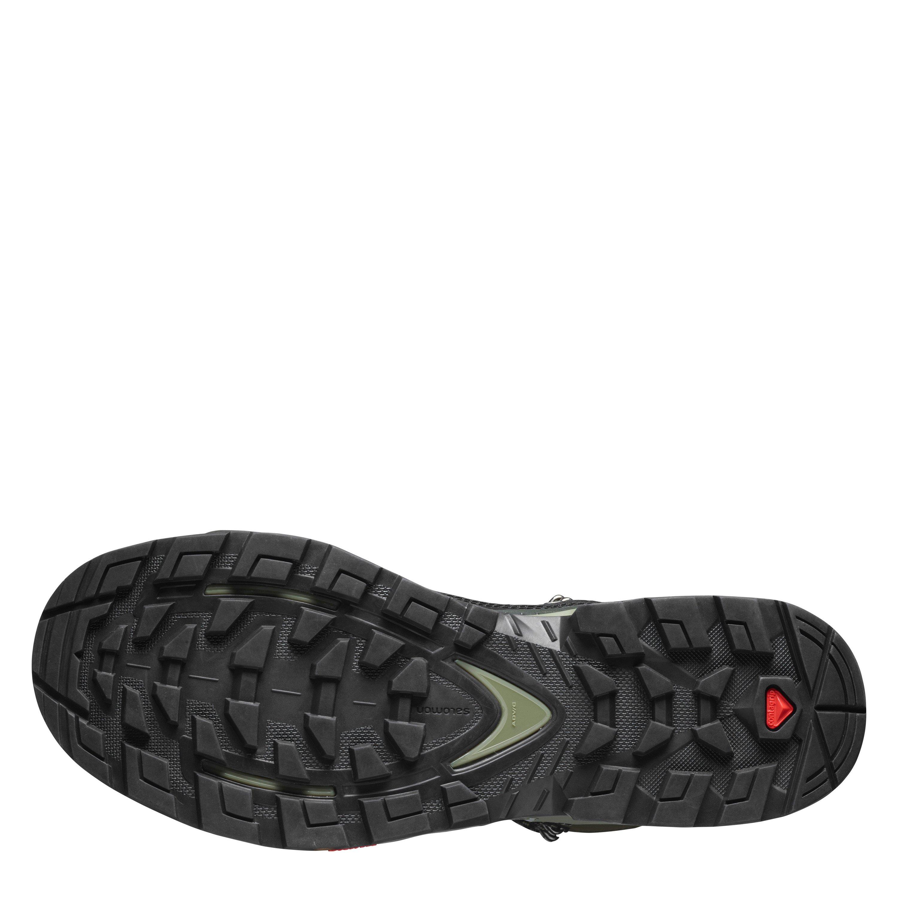 Black/Green - Salomon - Quest Element GTX Hiking Boots Mens - 6