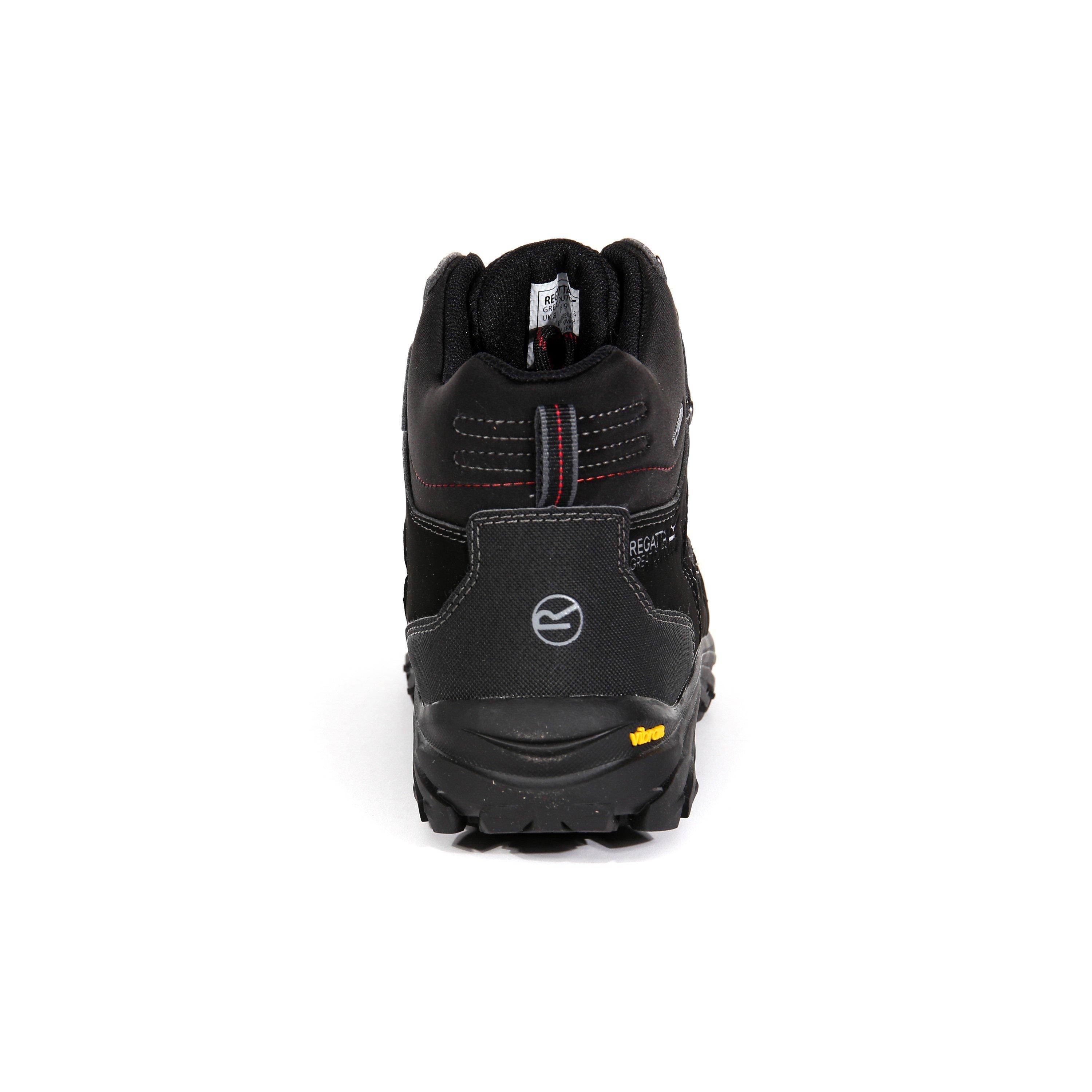 Black/Granit - Regatta - Burrell II Waterproof Hiking Boot - 3