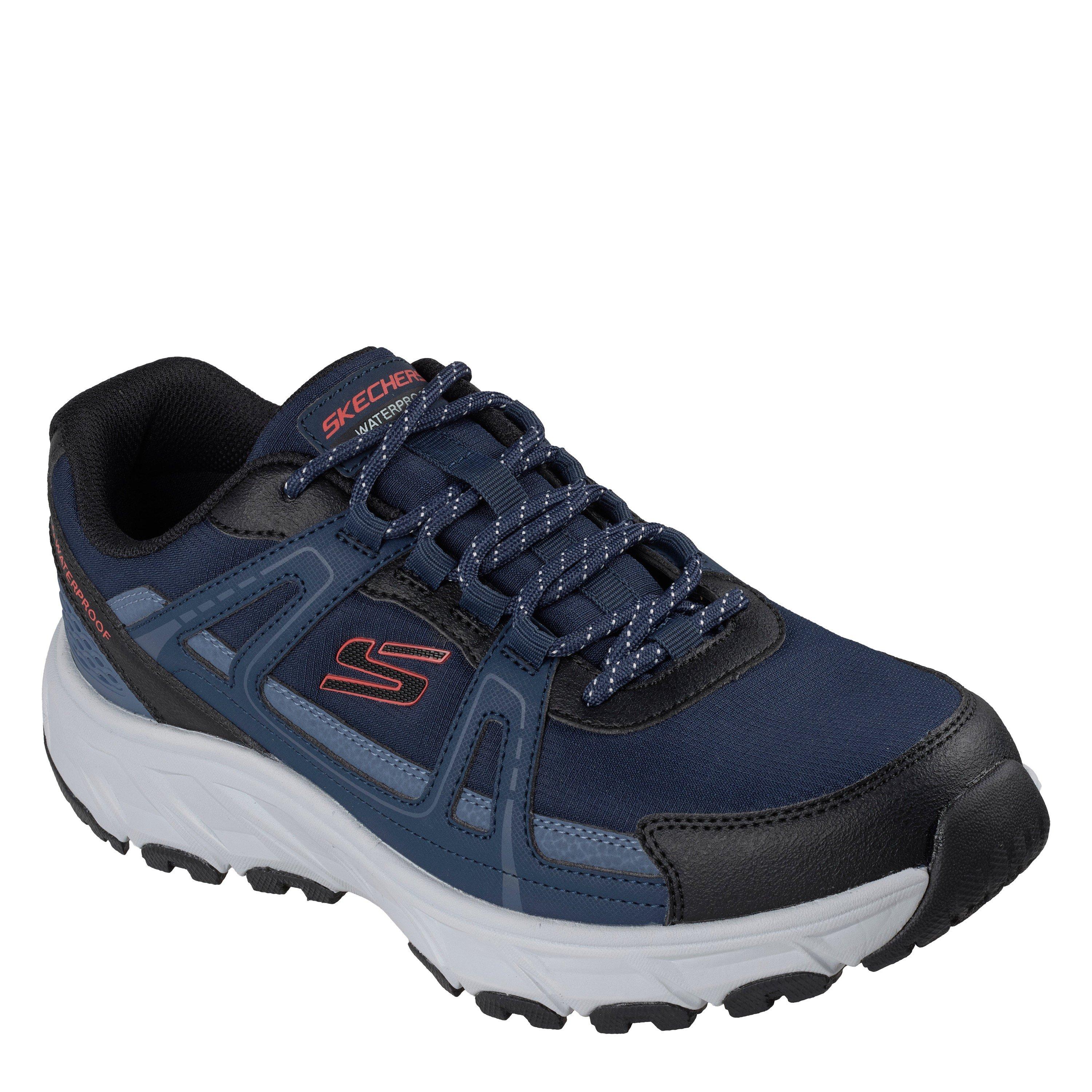 Marine - Skechers - Men's Hillcrest 2.0 Leather Waterproof Walking Shoes - 3