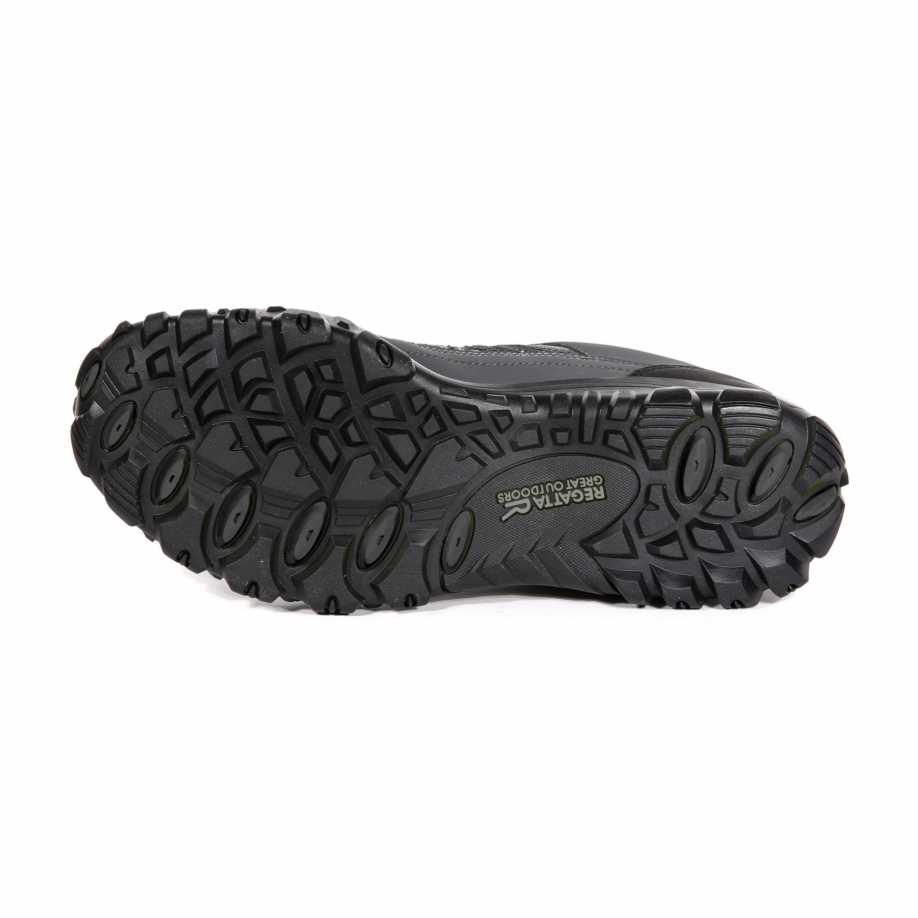 Black/Briar - Regatta - Langdle Waterproof Walking Shoes - 4