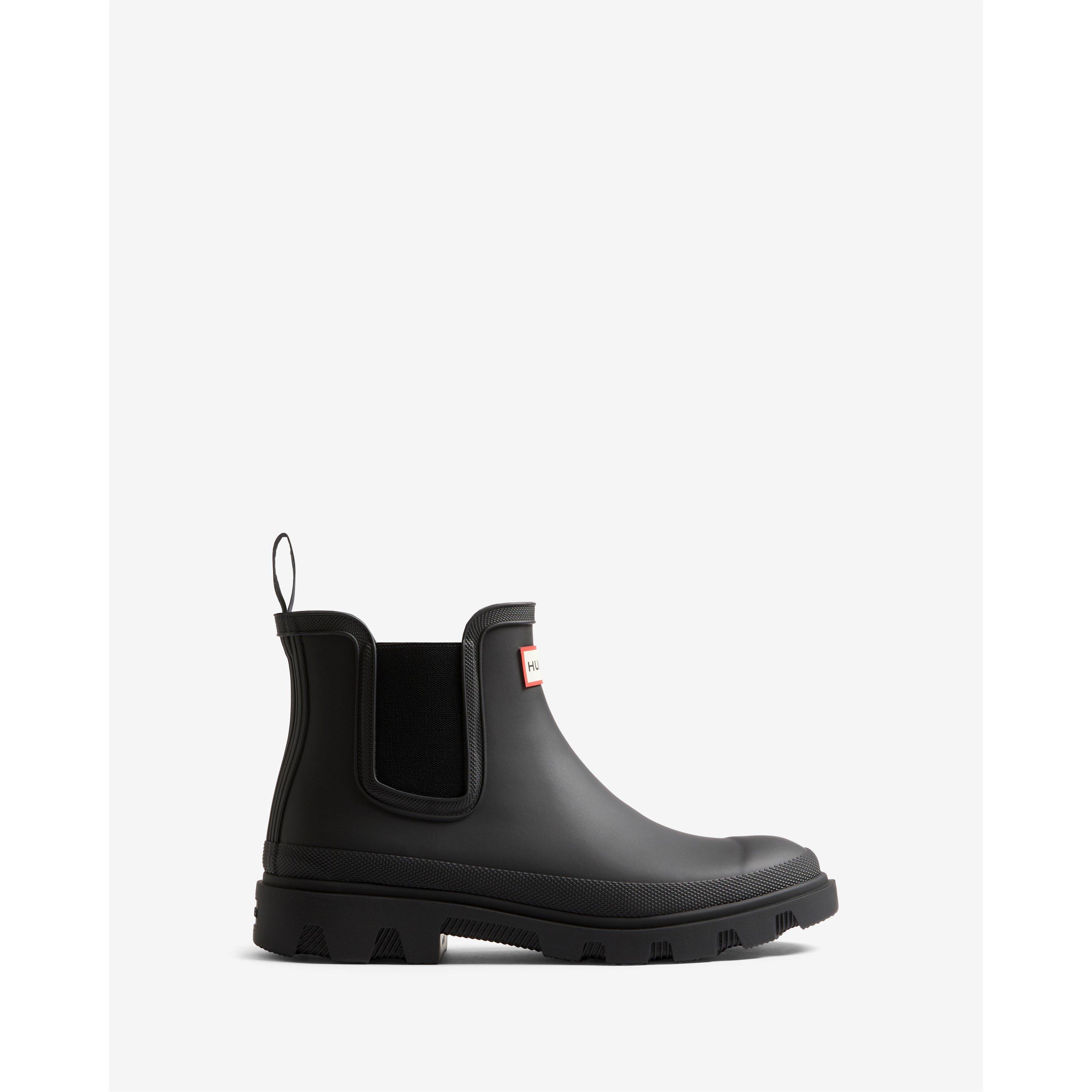 Hunter Unisex Black Downpour Chelsea - Uk9 Eu43 - Image 4