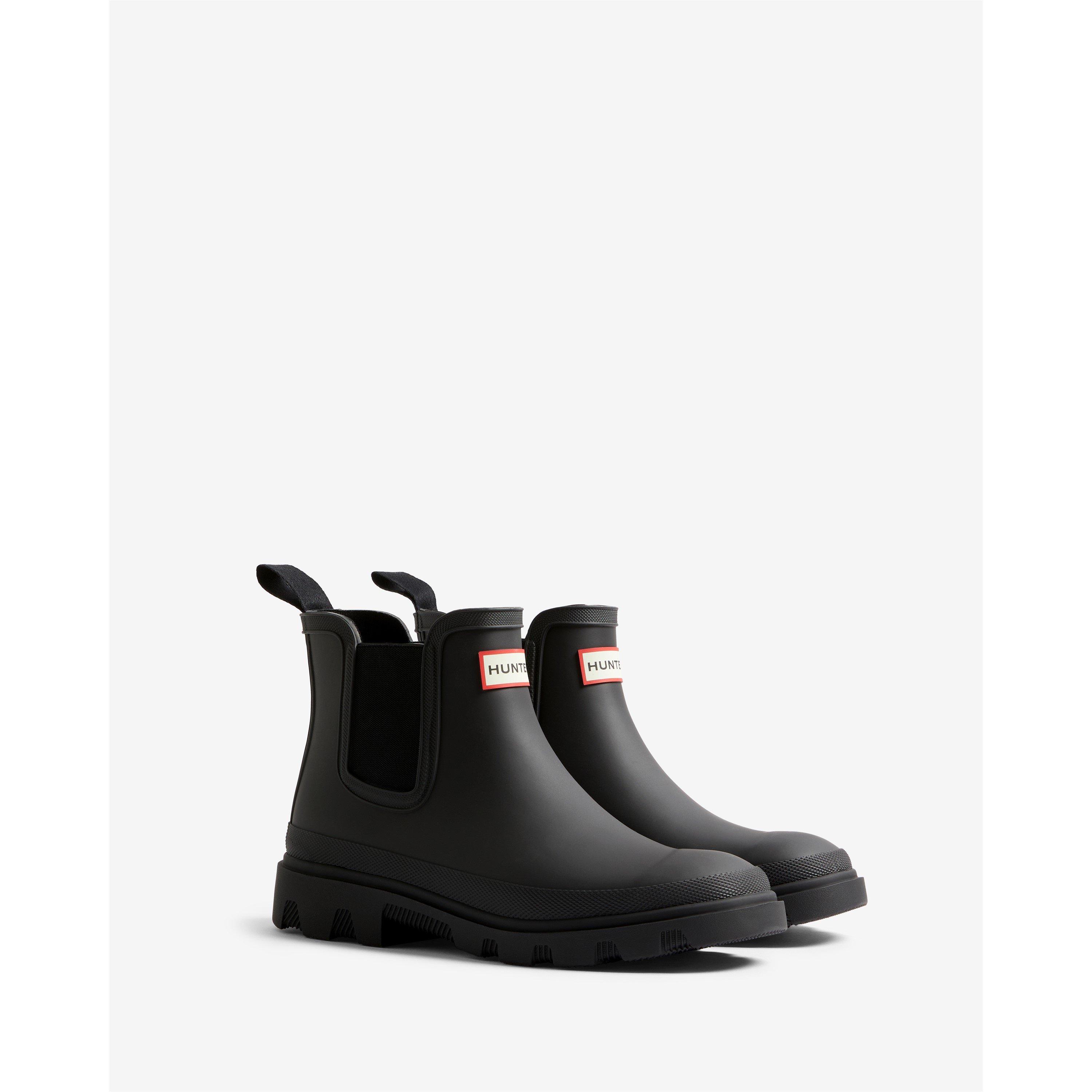 Black - Hunter - Men's Downpour Waterproof Wellingtons - 2