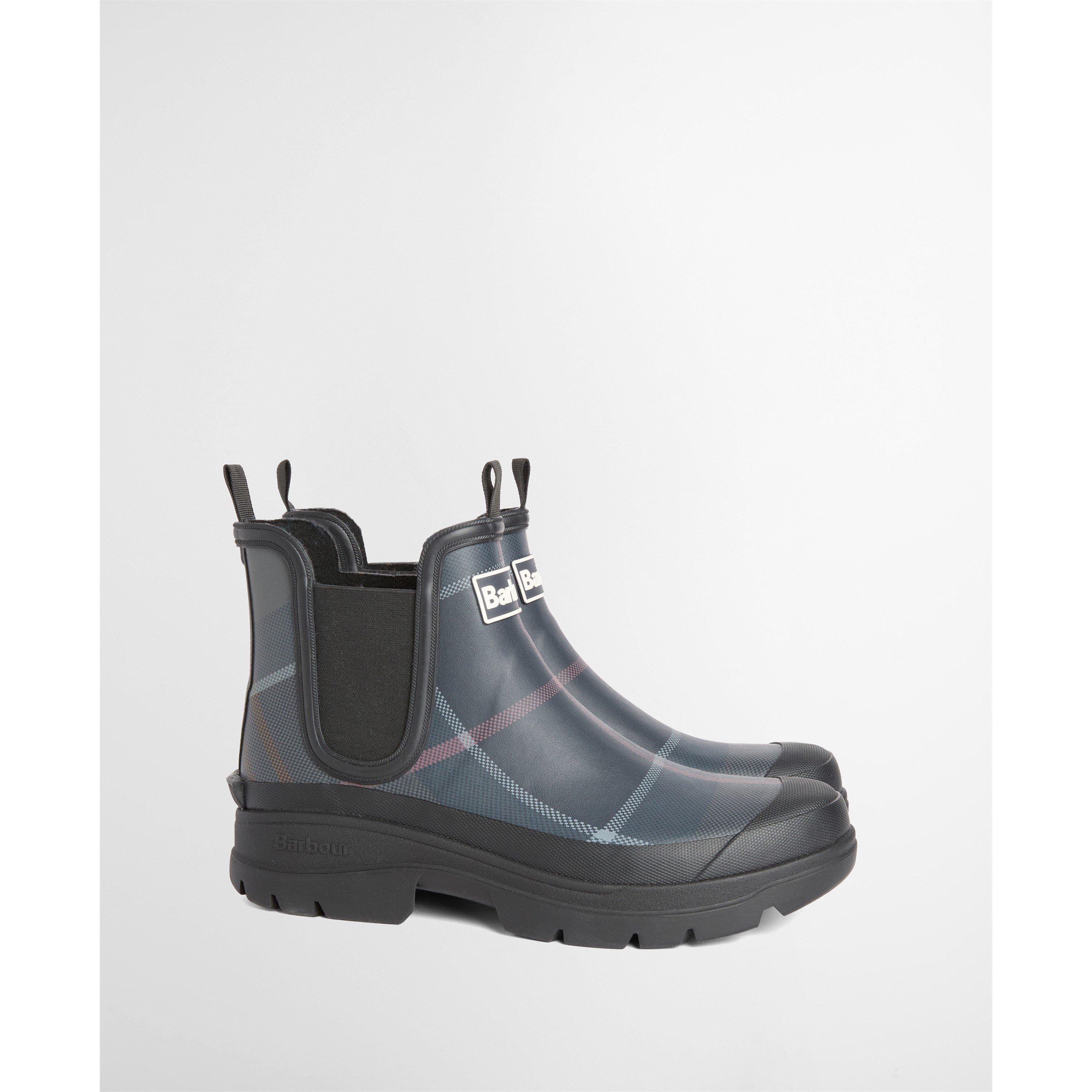 Shadow Tartan - Barbour - Men's B.Li Nimbus Tartan Waterproof Wellingtons - 8