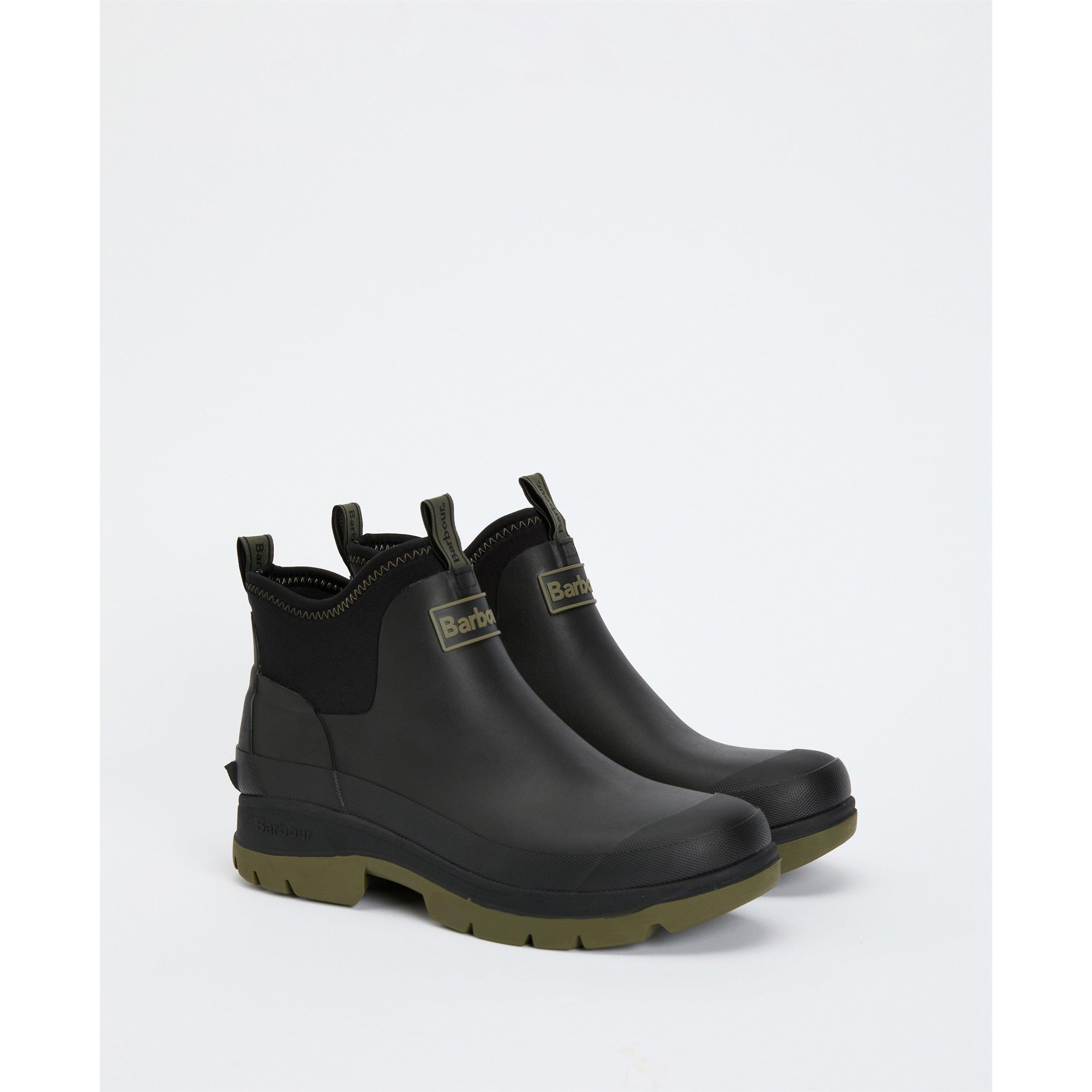 Black - Barbour - Men's Ridge Ankle Wellingtons - 16