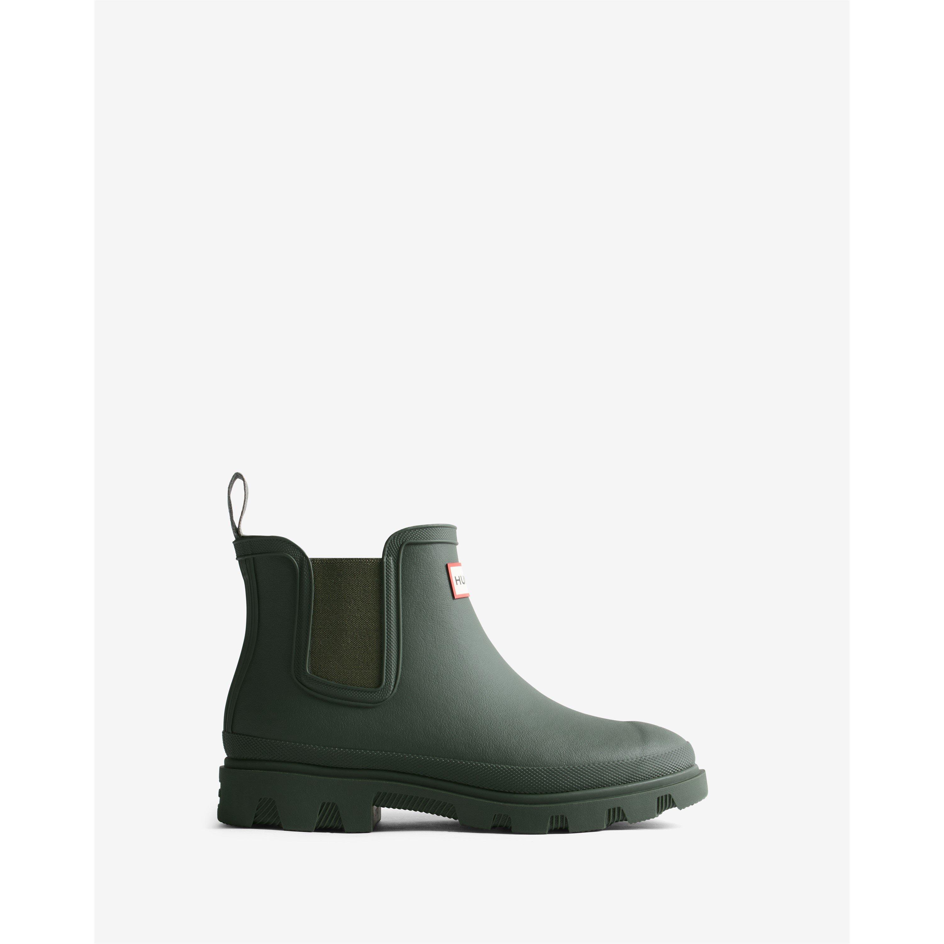 Hunter Men's Downpour Insulate Wellingtons - Dark Olive Dov - 10 (45)