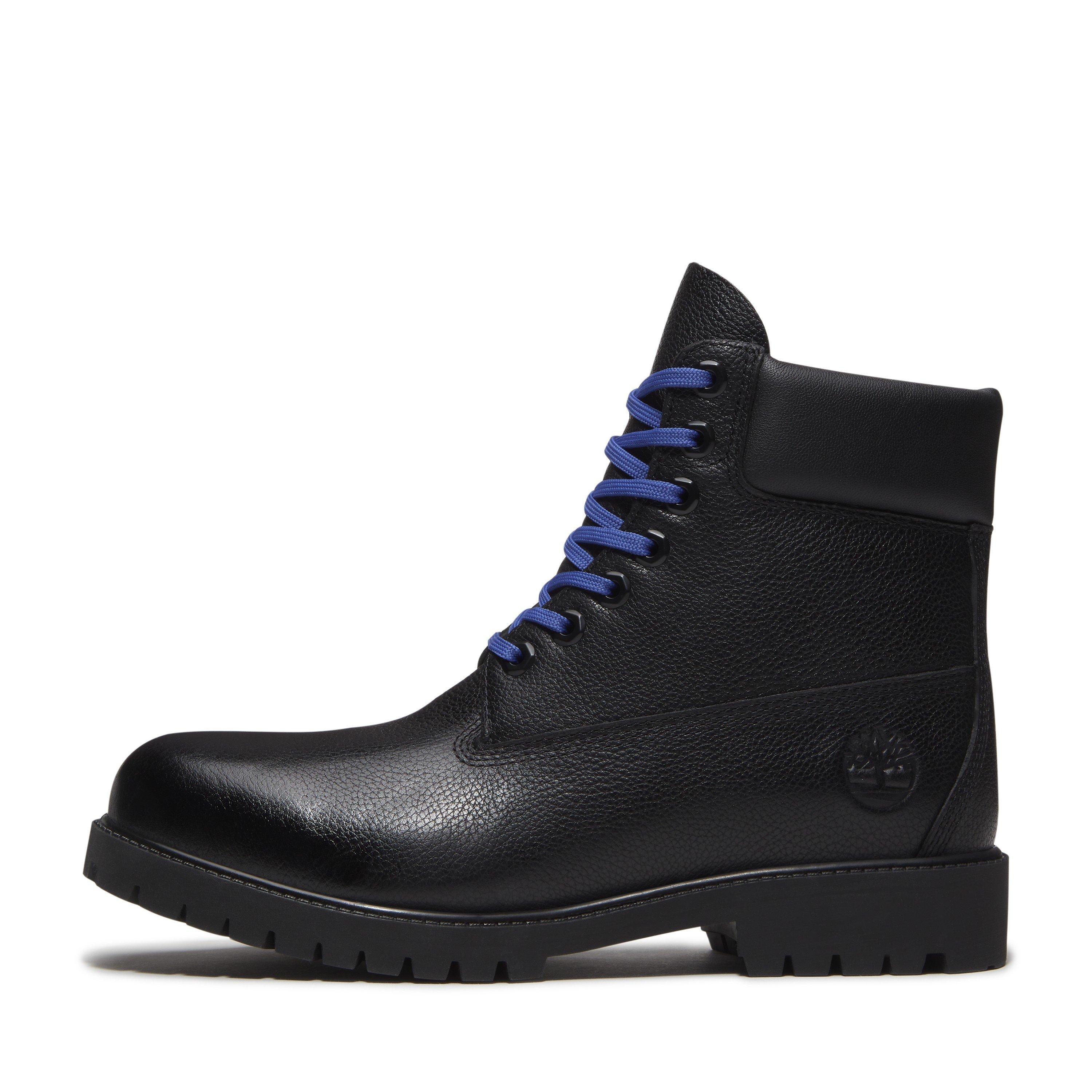Blk Grain/Gold - Timberland - Men's Premium 6-inch Hiker Boots - 4