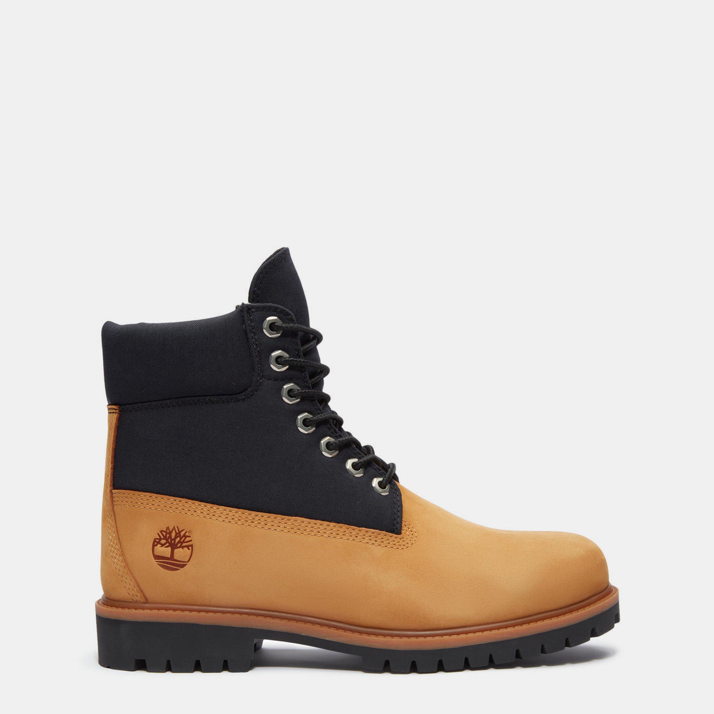 Khaki Timberland Wheat Mens Timberland Premium 6-inch Hiker Boots