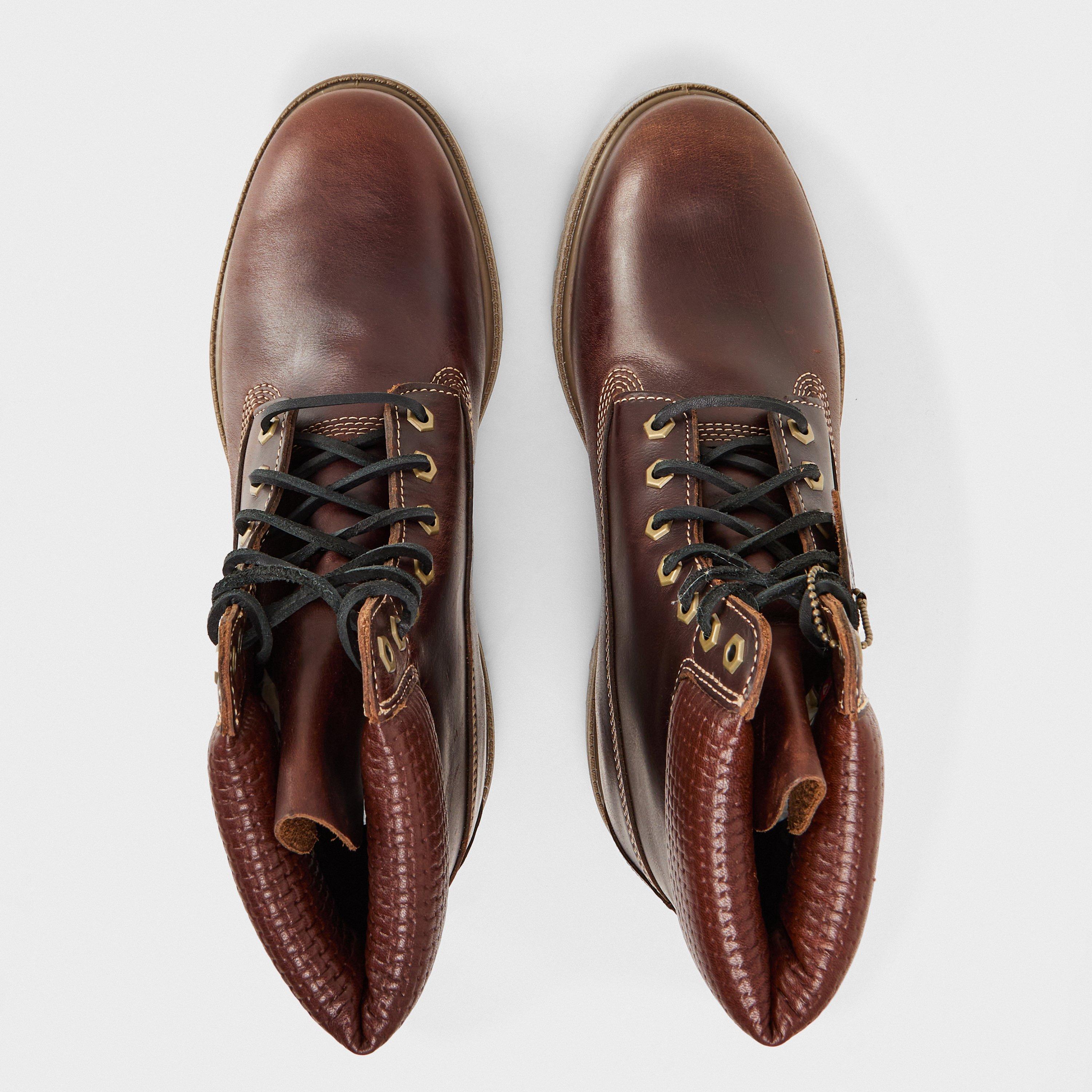 Med Brown Black - Timberland - Men's Premium 6-inch Hiker Boots - 5