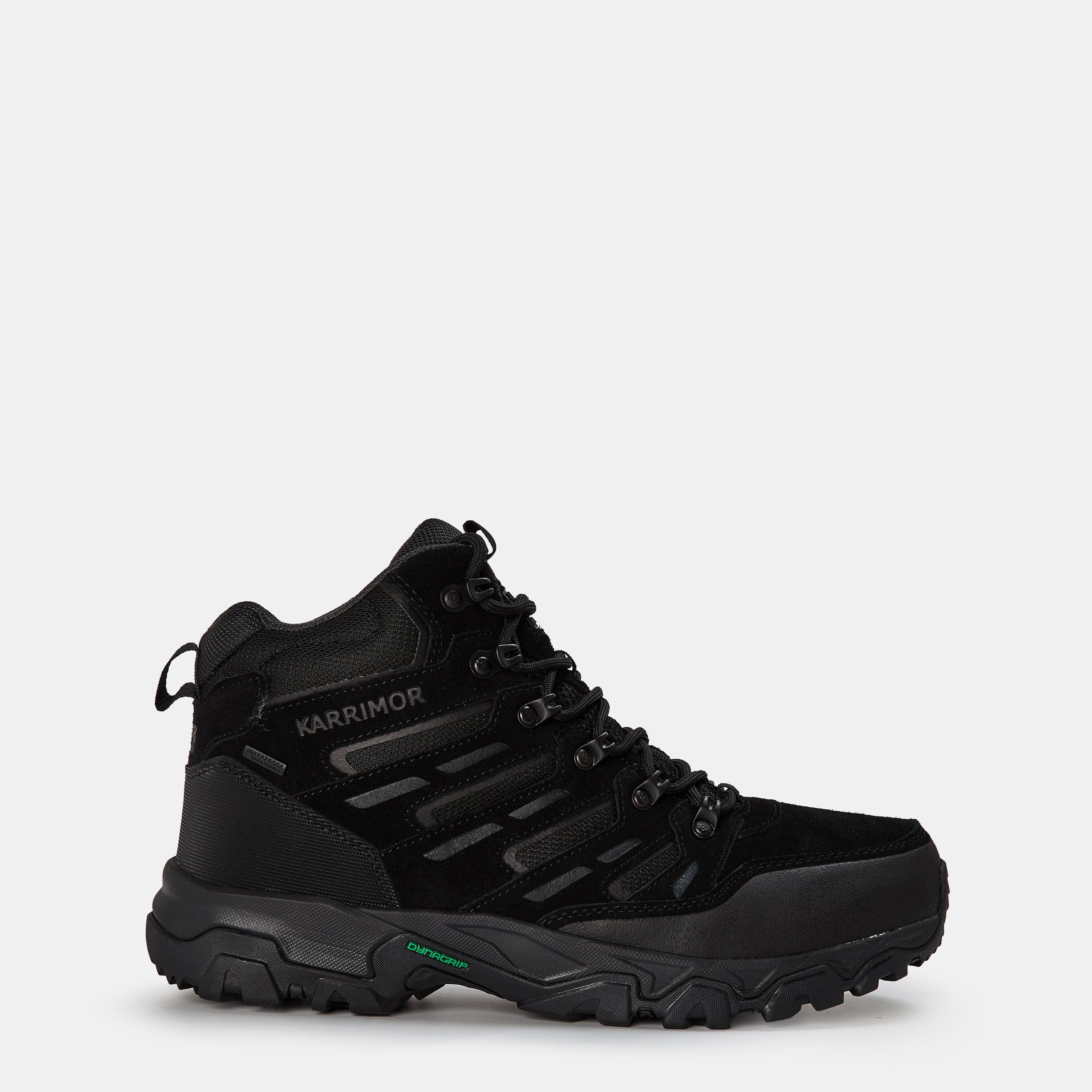 Karrimor Men's Mount Waterproof Walking Boots - Black/Black - 12 (47)