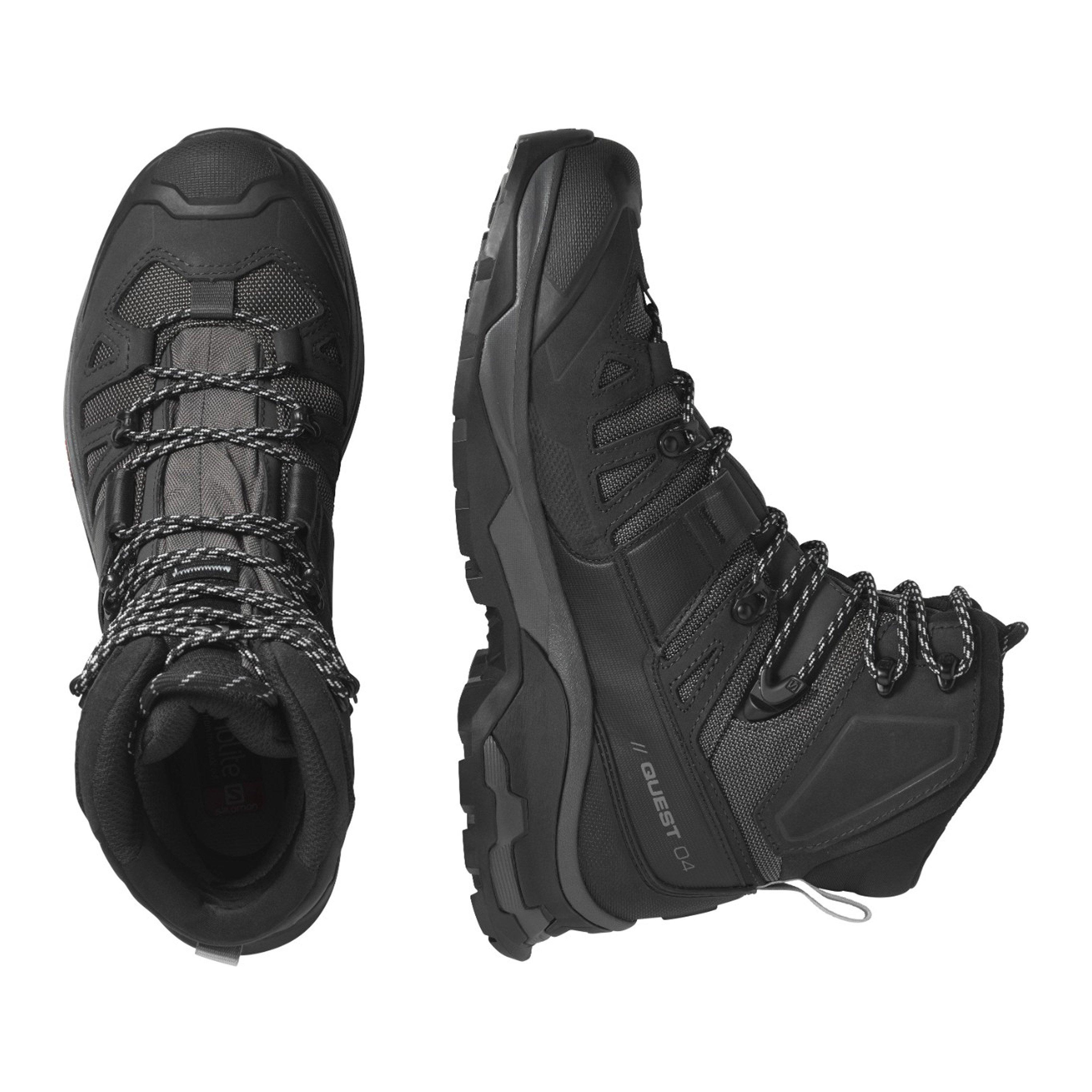 Magnet/Black - Salomon - Quest 4 GTX Hiking Boots Mens - 6