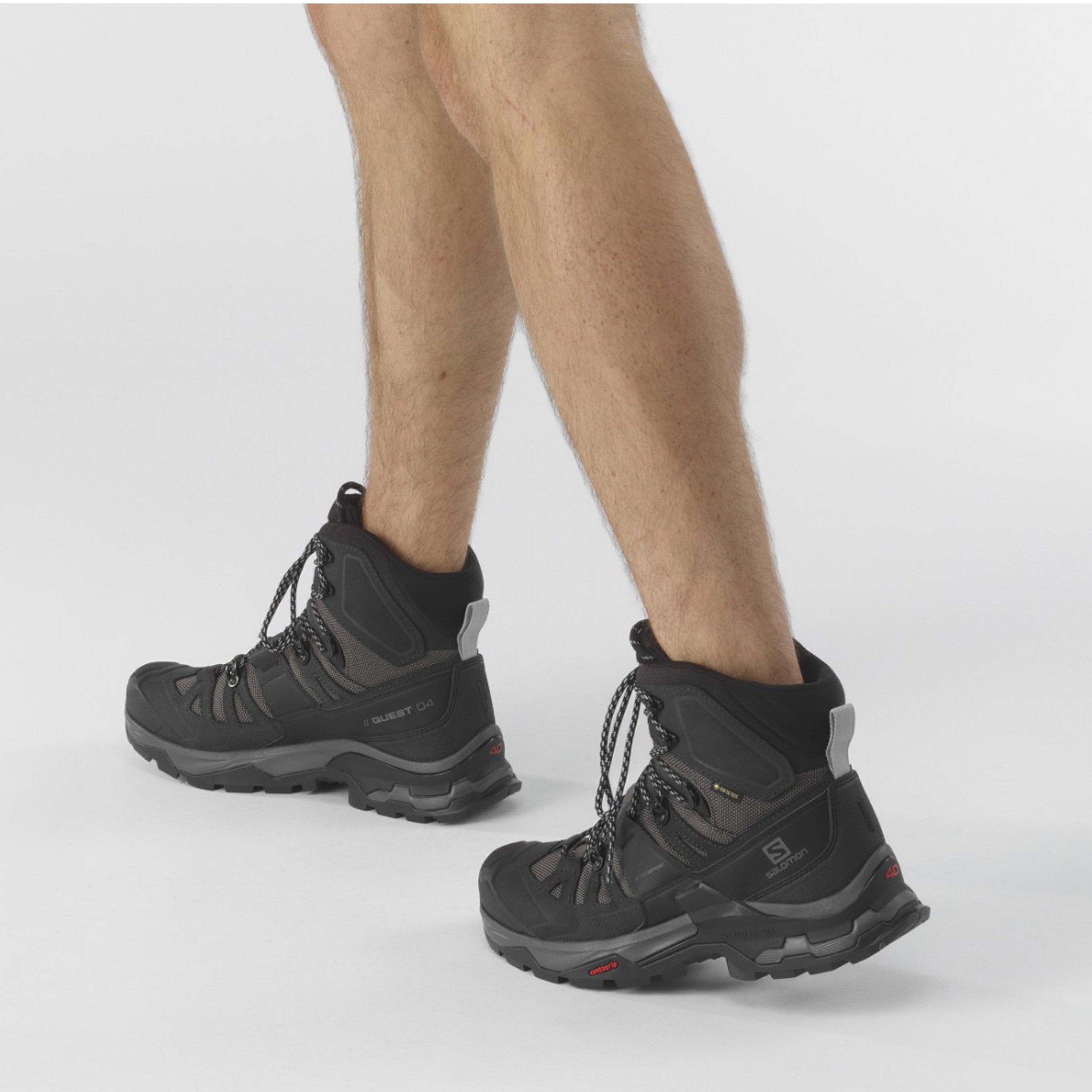 Magnet/Black - Salomon - Quest 4 GTX Hiking Boots Mens - 7