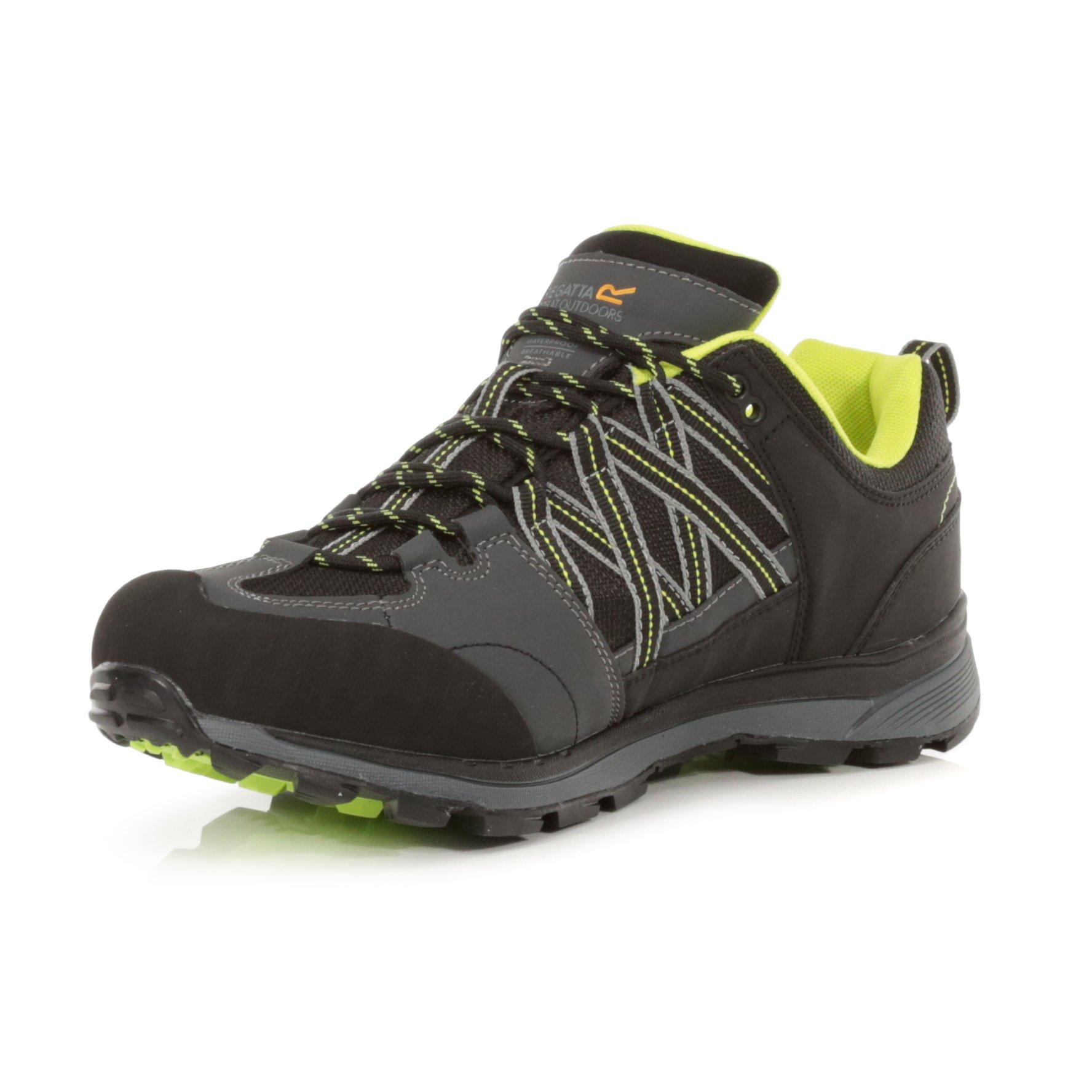 Black/LimPun - Regatta - Samaris Low Waterproof Hiking Shoes - 2