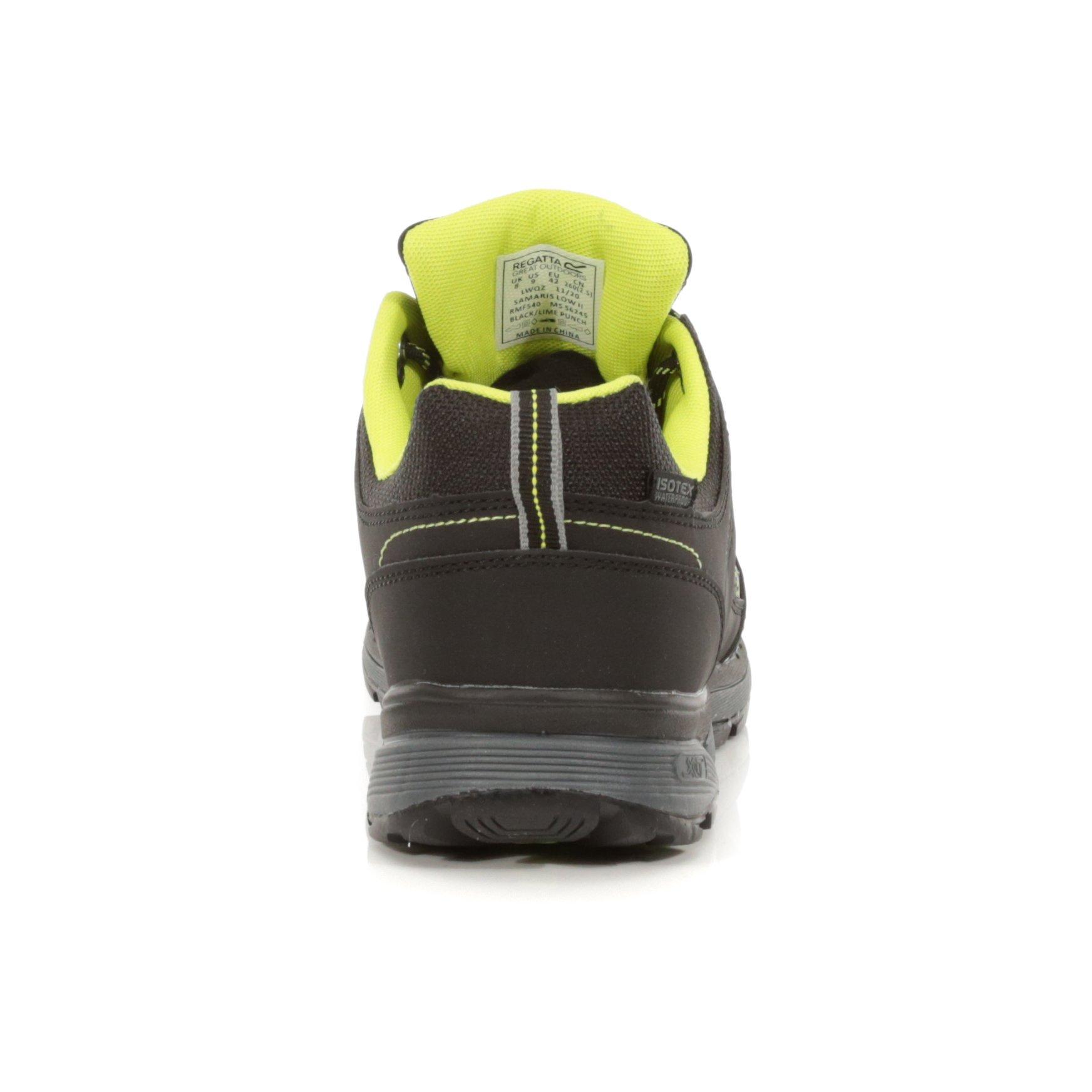 Black/LimPun - Regatta - Samaris Low Waterproof Hiking Shoes - 3