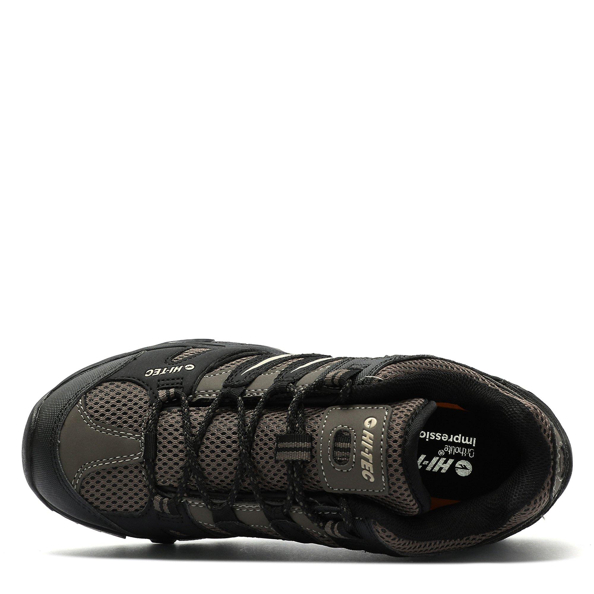 Olive/Black - Hi Tec - Tarantula Low Walking Shoes Mens - 3